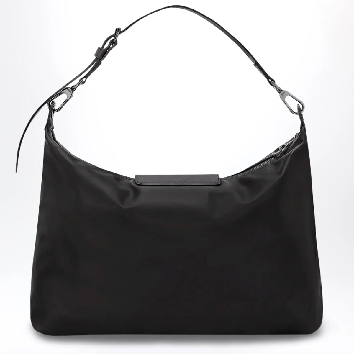Longchamp - Black XL Le Pliage Xtra leather hobo bag