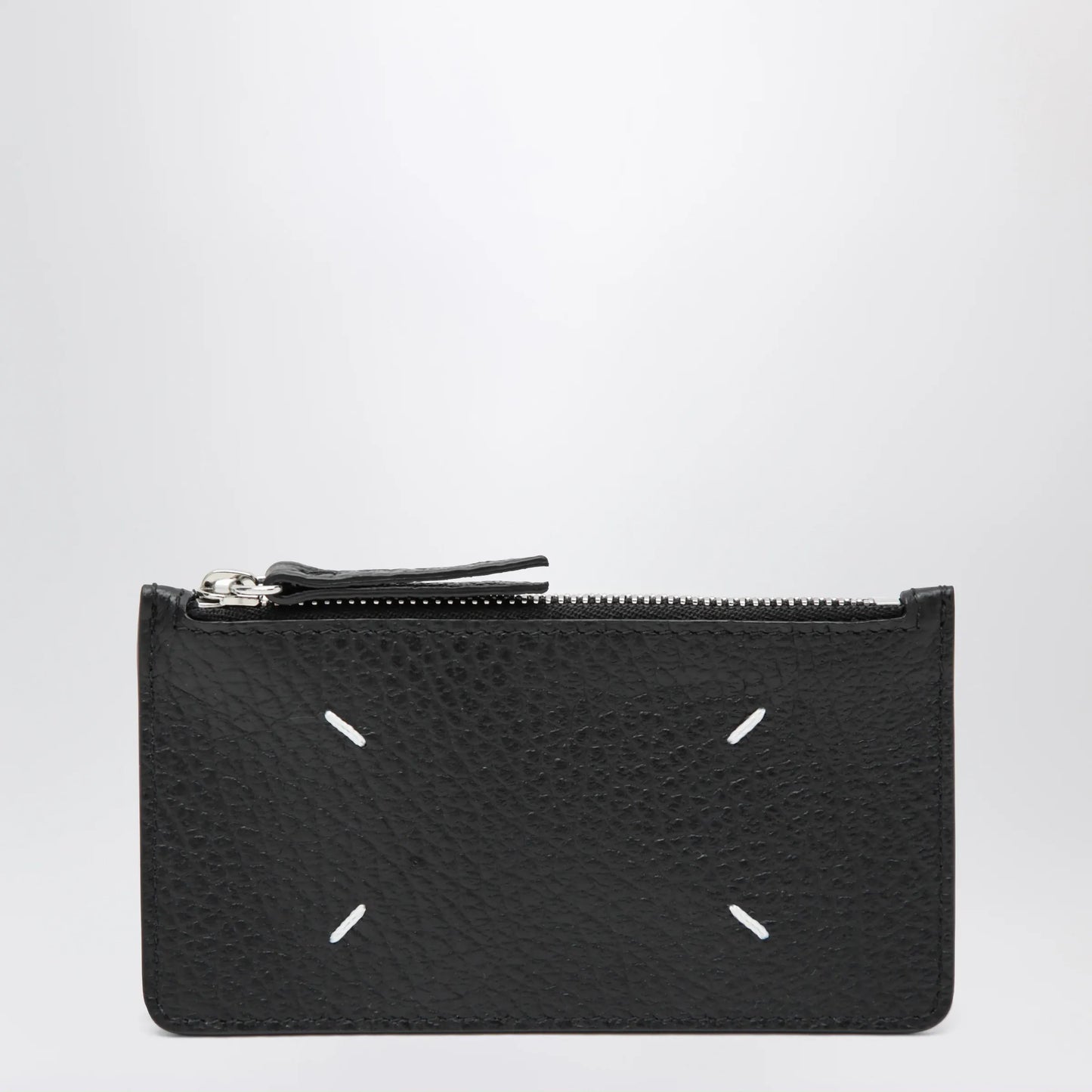 Maison Margiela - Black Four Stitches Zip Cardholder