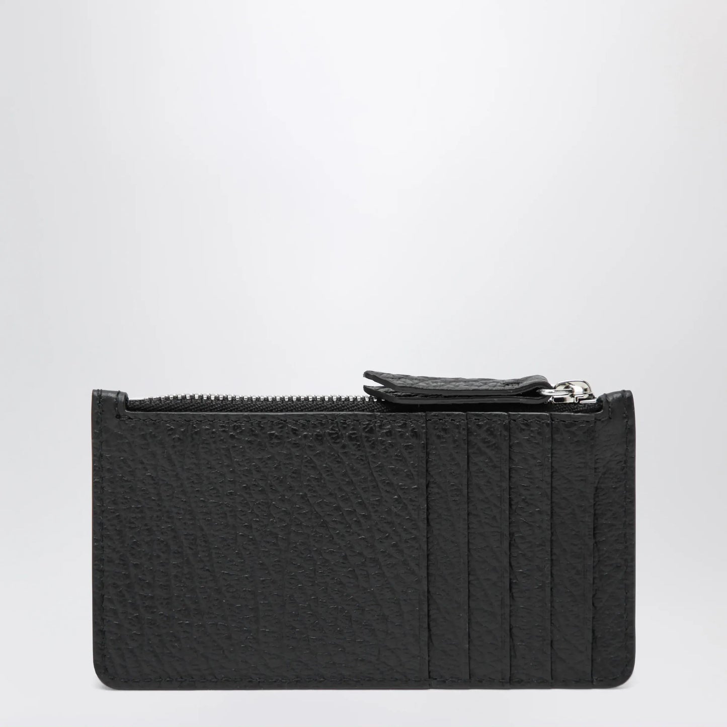 Maison Margiela - Black Four Stitches Zip Cardholder