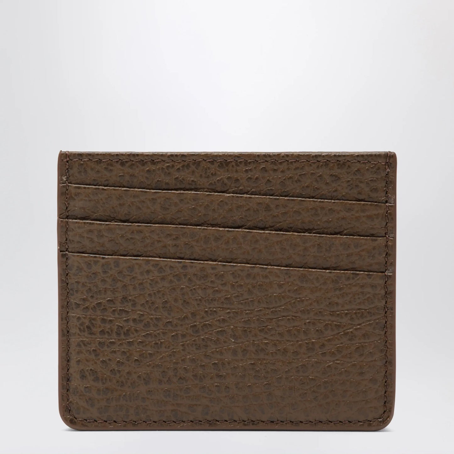 Maison Margiela - Brown Four Stitches calfskin card holder