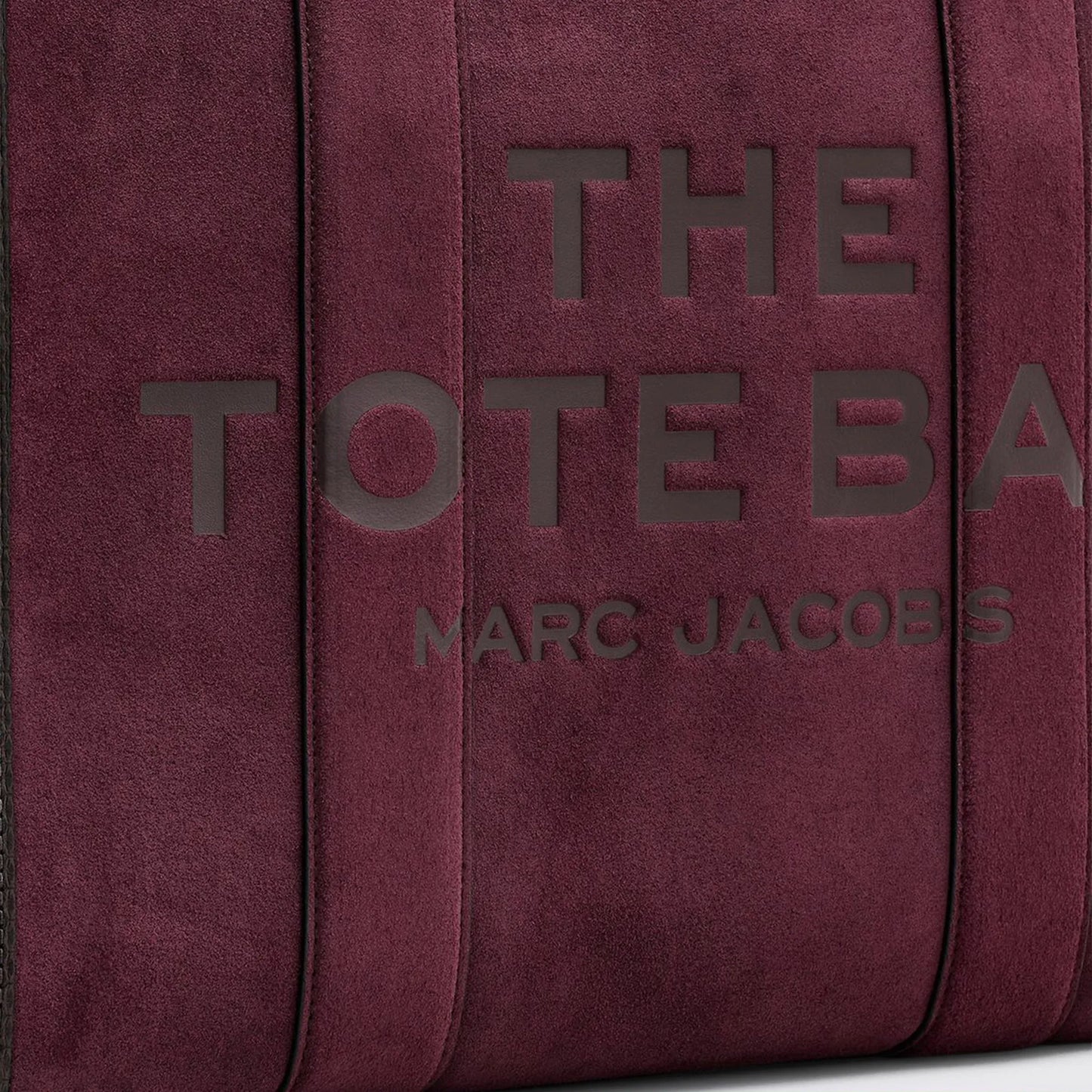 Marc Jacobs - The Large Tote Bag in suede Dark Plum