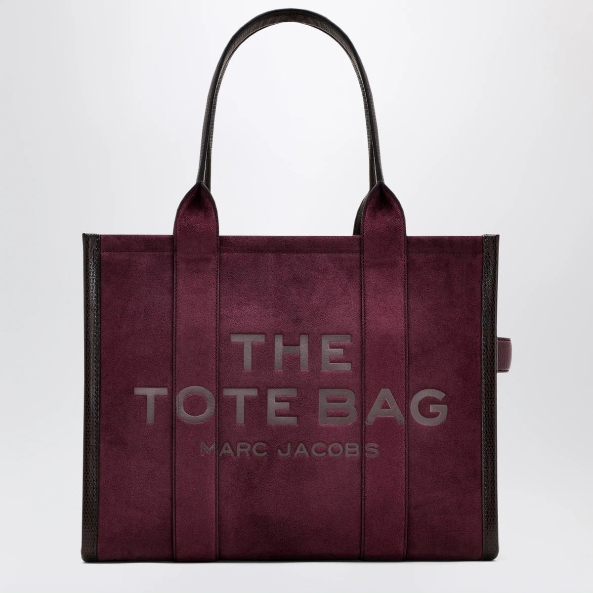 Marc Jacobs - The Large Tote Bag in suede Dark Plum