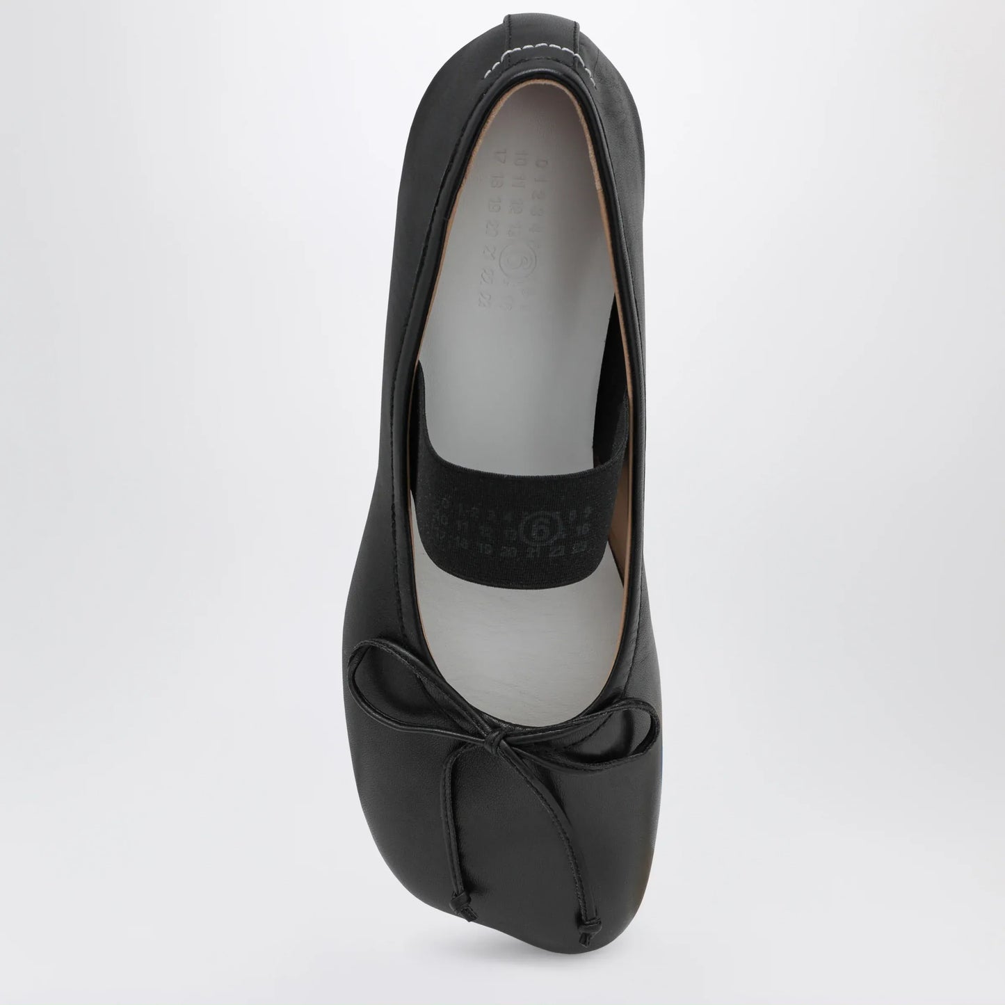 MM6 Maison Margiela - Anatomic Numeric black ballet flats