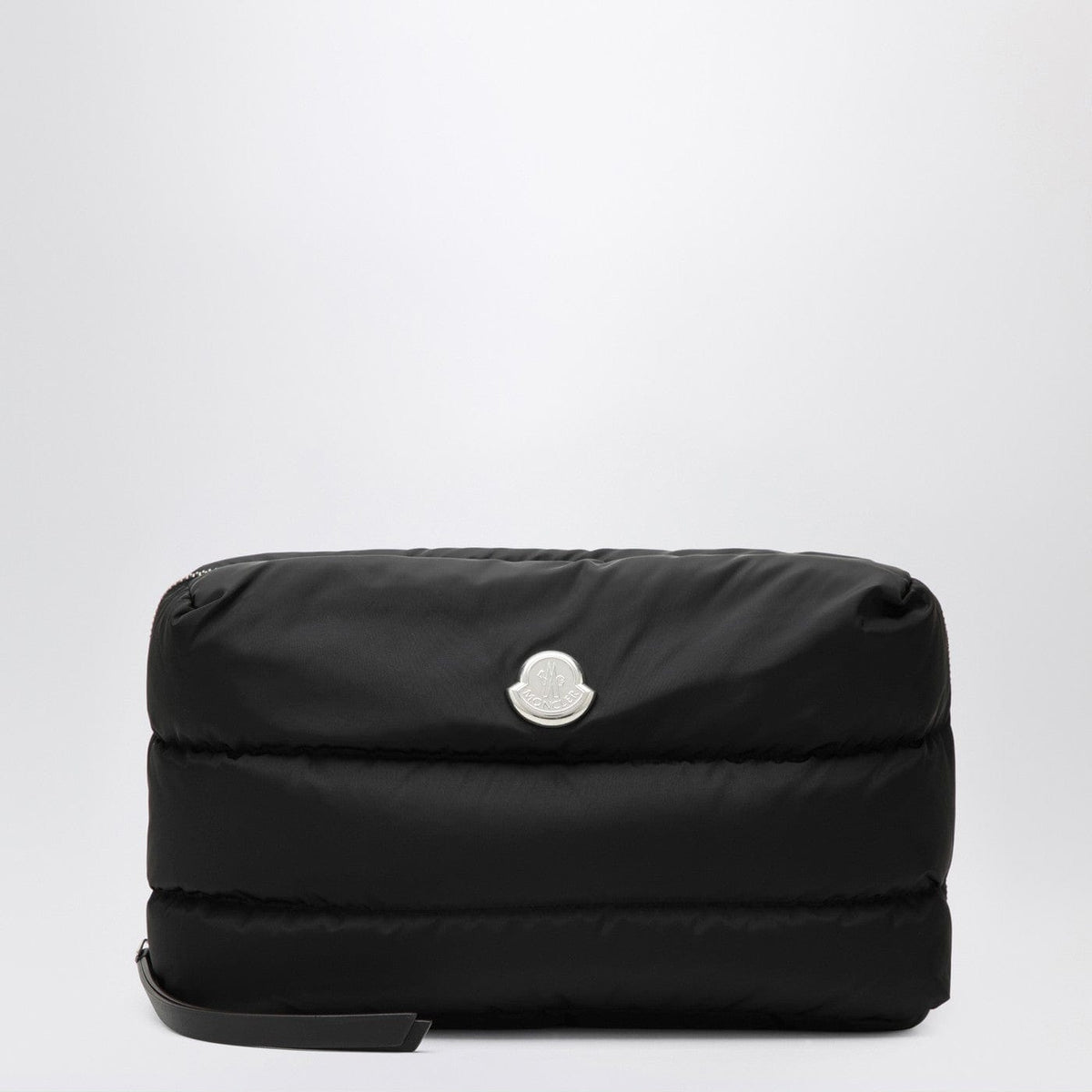 Moncler - Caradoc beauty case in quilted black nylon