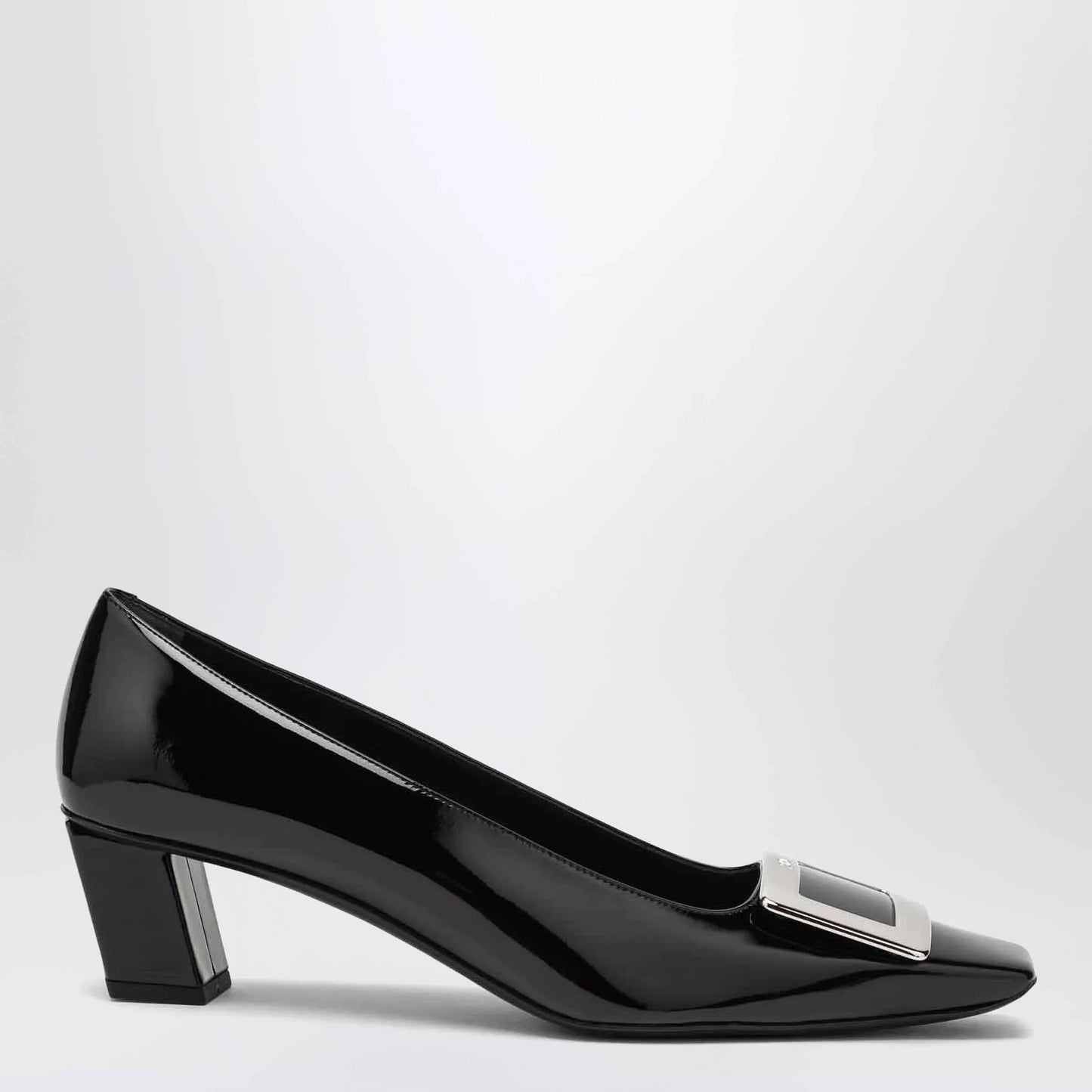 ROGER VIVIER - Belle Vivier patent leather black décolletés