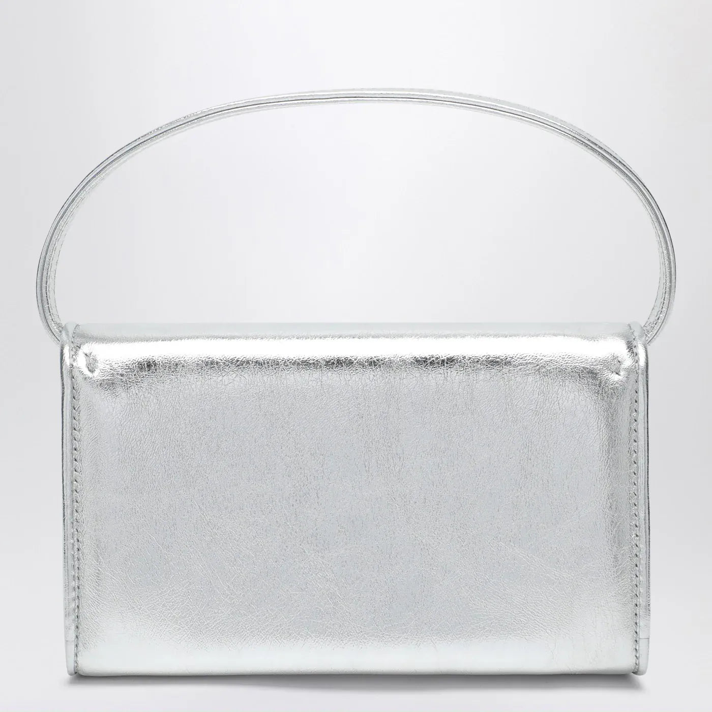 ROGER VIVIER - Silver leather Micro Pilgrim bag