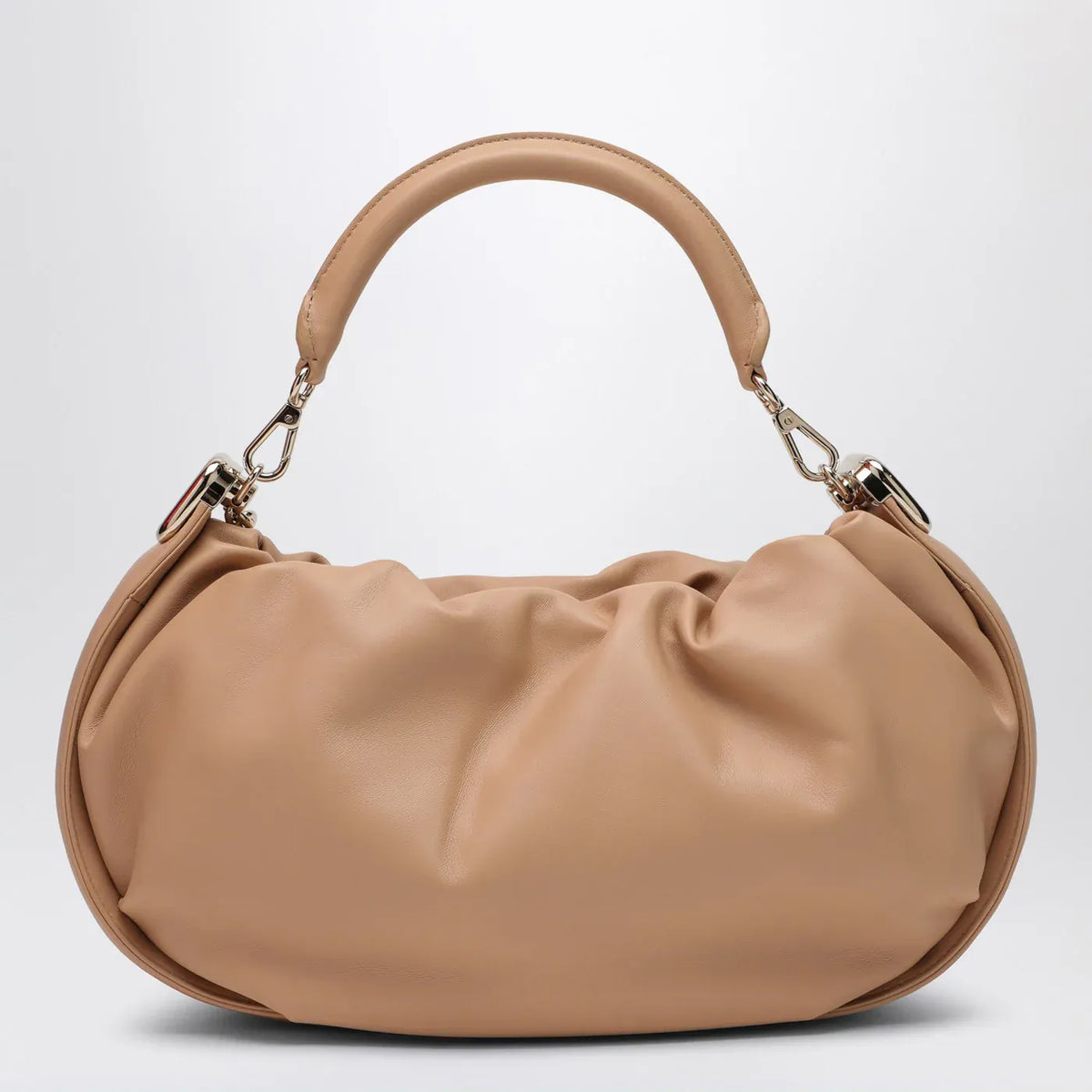 ROGER VIVIER - Viv' Choc Royal desert leather hobo bag