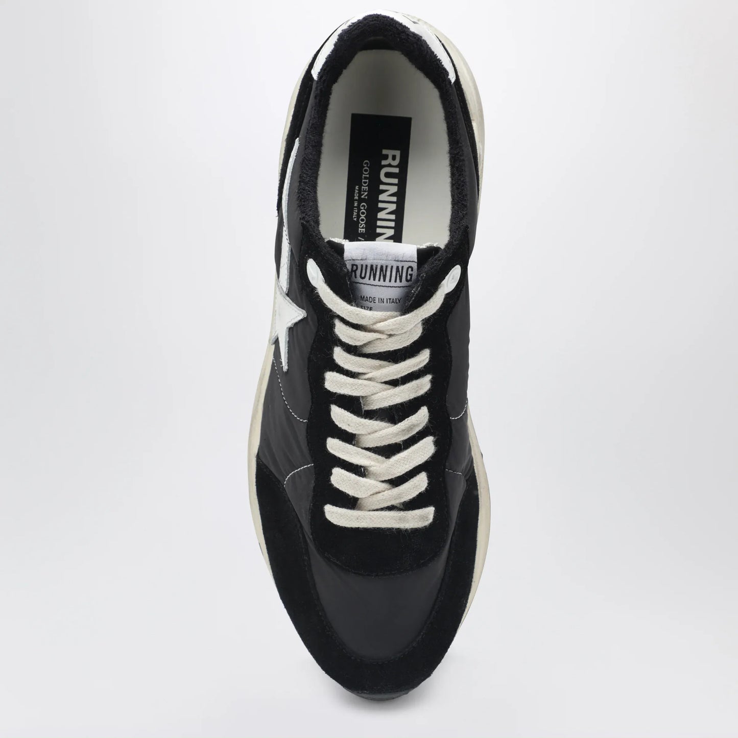 Golden Goose - Running Sole Sneakers black/white