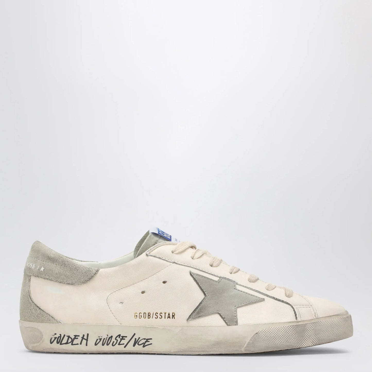 Golden Goose - White/Grey Super-Star Sneakers