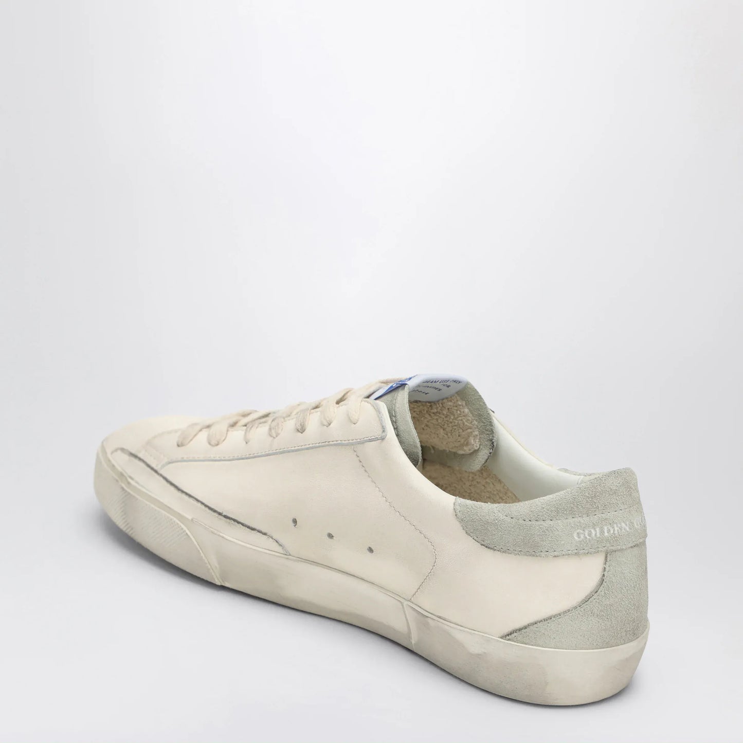 Golden Goose - White/Grey Super-Star Sneakers