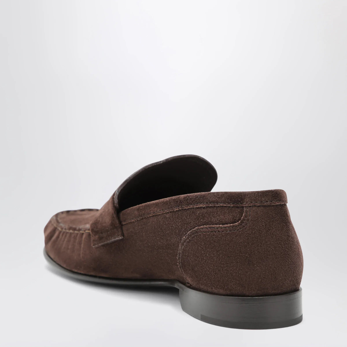 Jimmy Choo - Ellis suede leather loafers in chocolate