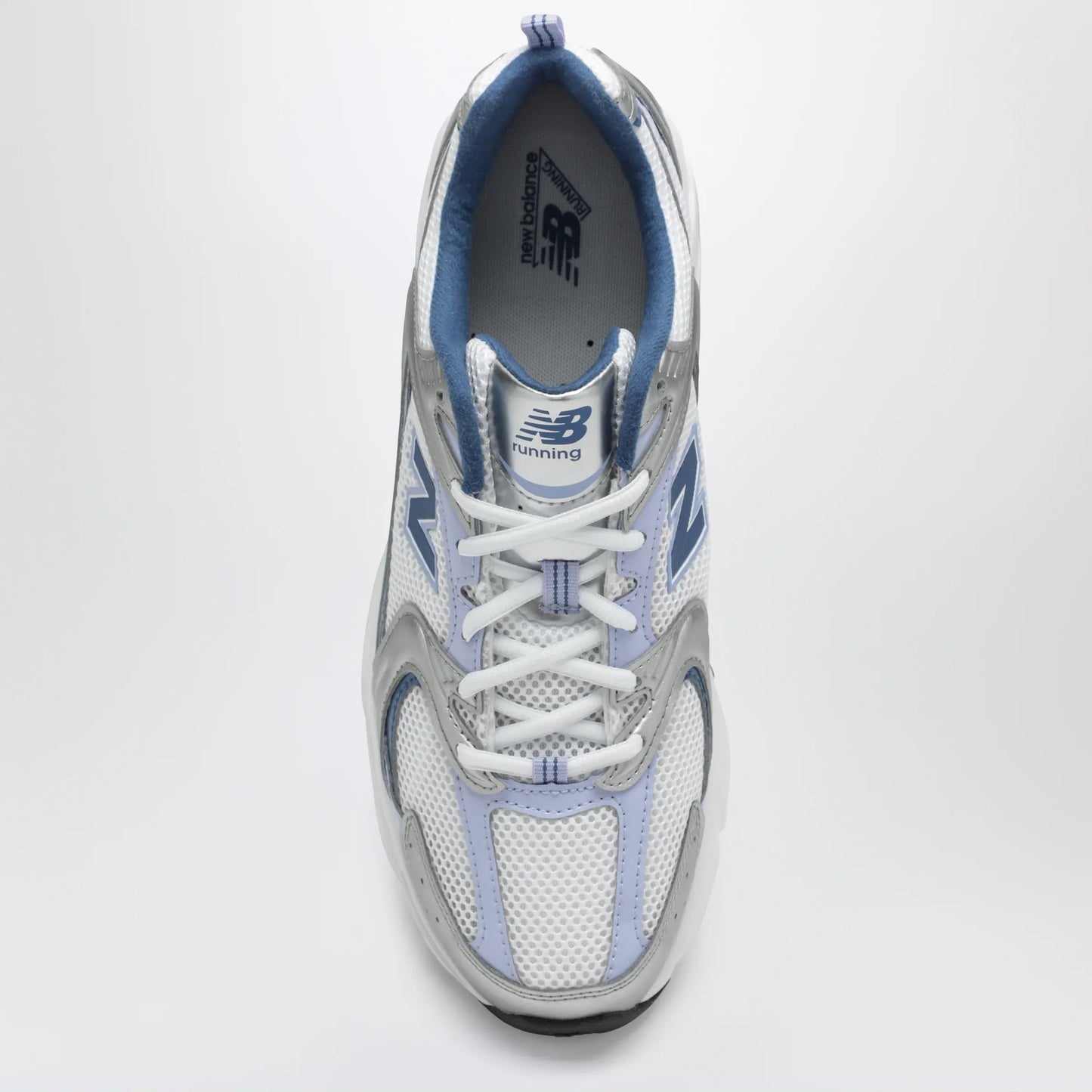 New Balance - 530 Sneakers in Silver Metallic / Daybreak / Magic Blue