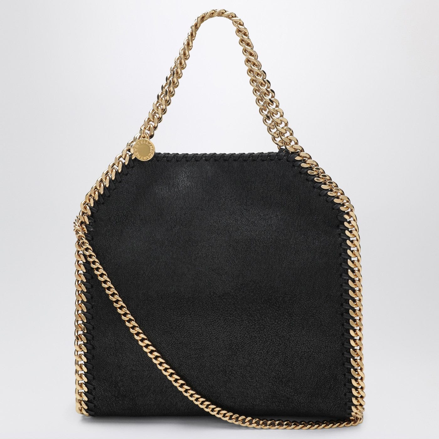 Stella McCartney - Black/gold Falabella Mini Tote bag