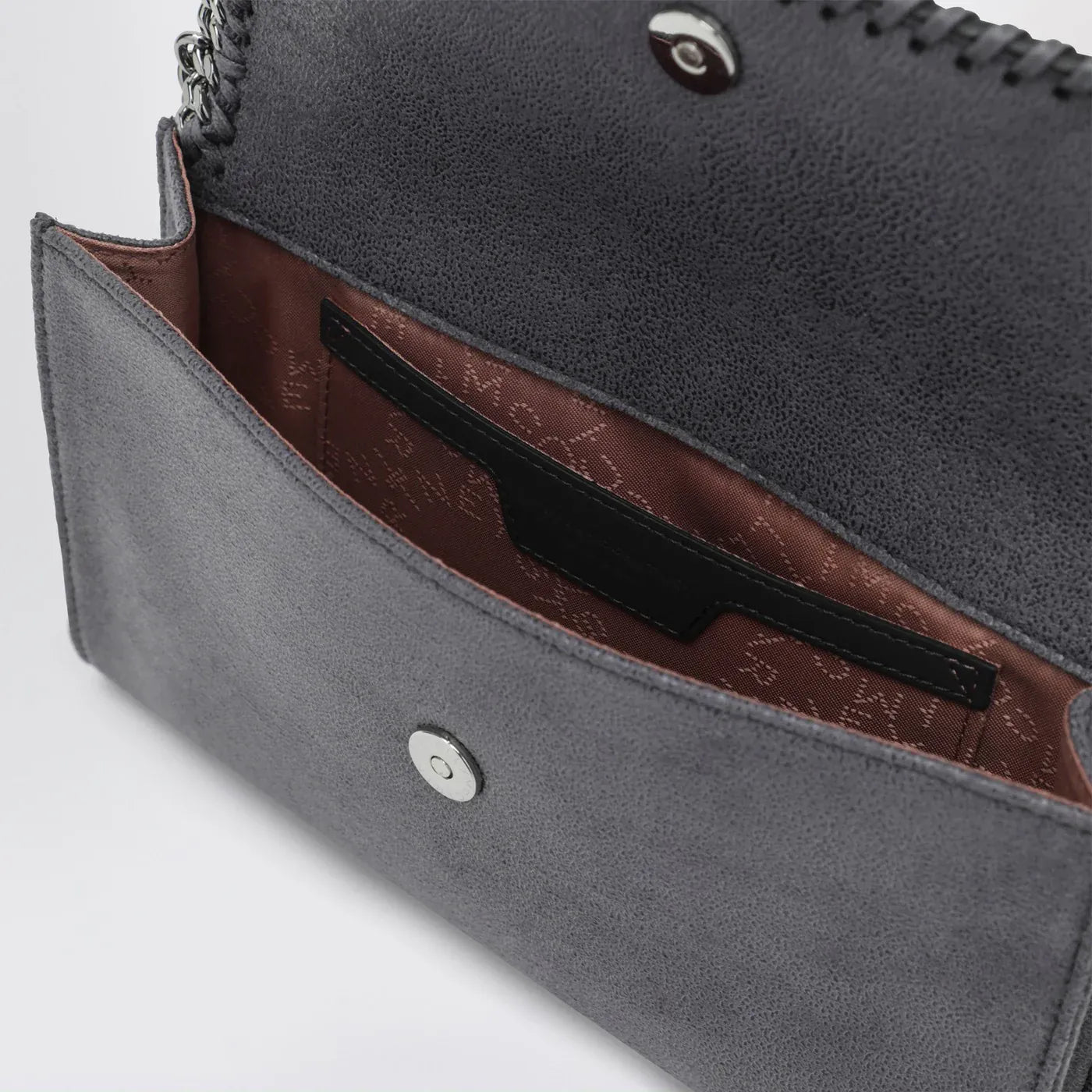 Stella McCartney - Falabella crossbody wallet bag in dark barolo