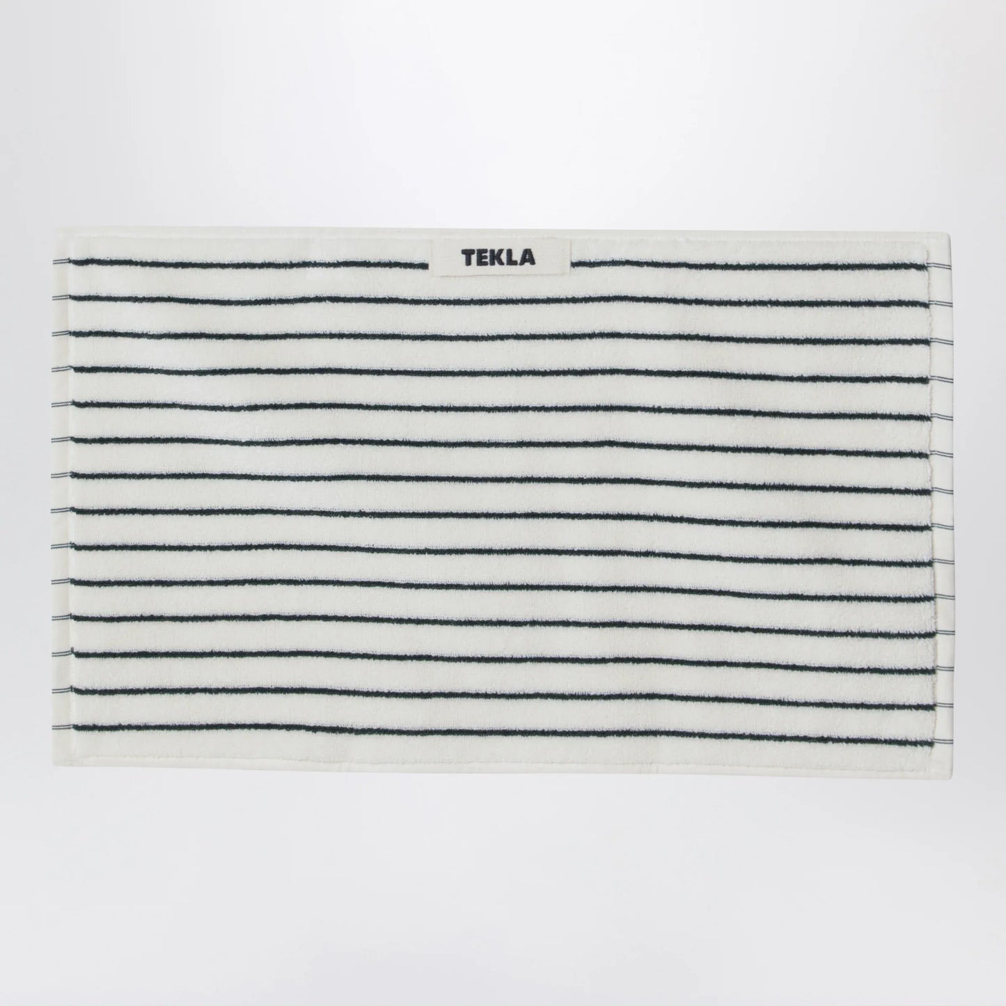 Tekla - White striped guest towel 30x50