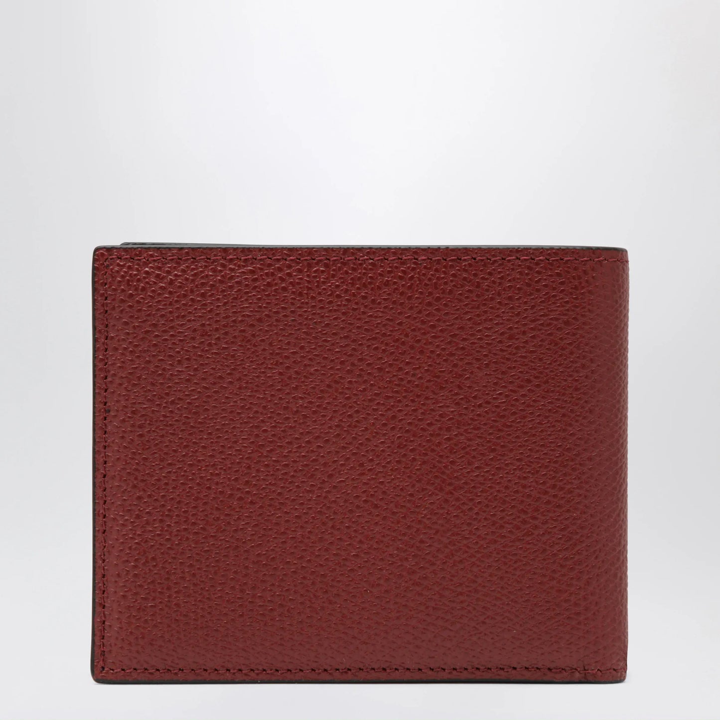 Valentino Garavani - Dark red Vlogo Signature bi-fold wallet