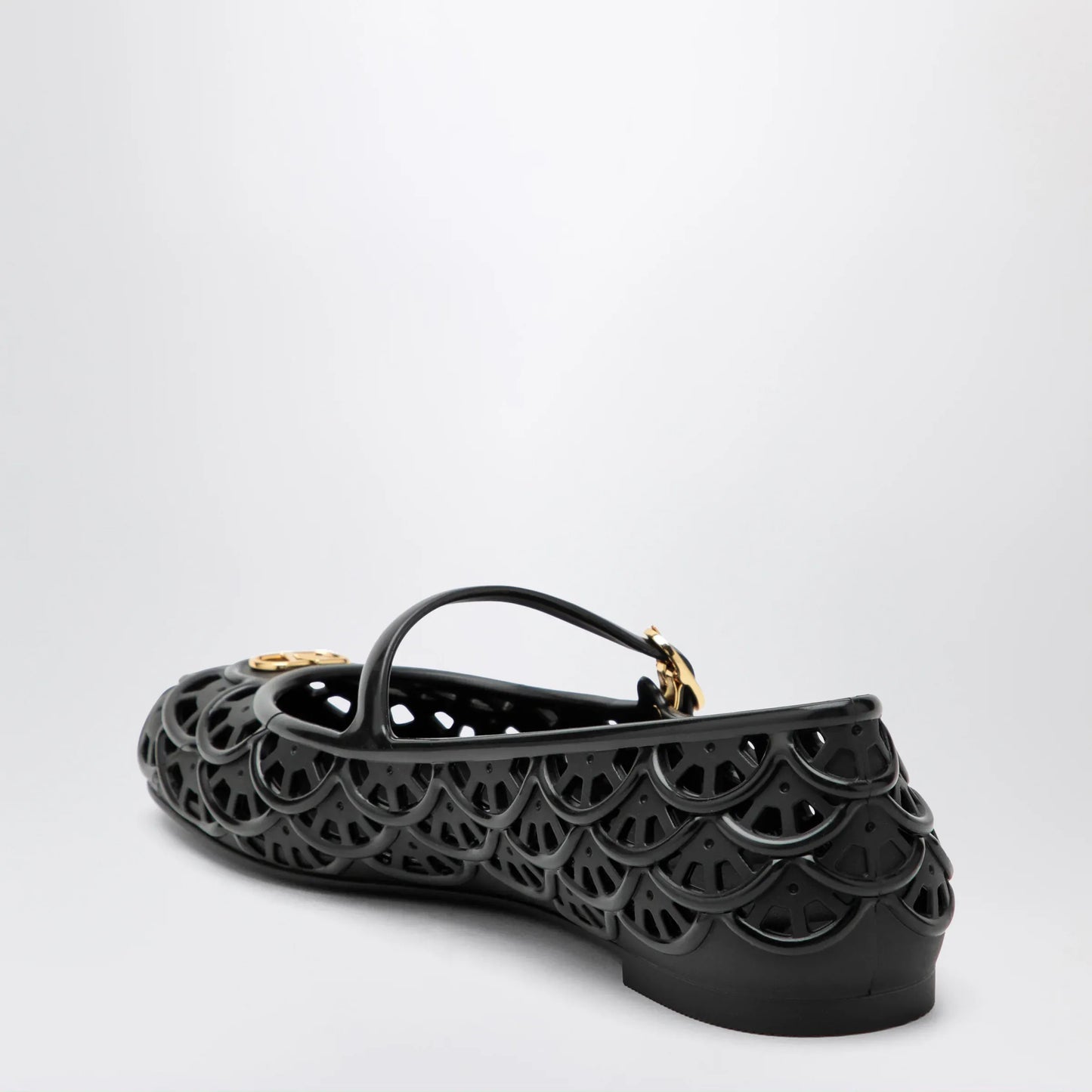 Valentino Garavani - Black VLogo Signature rubber ballet flats