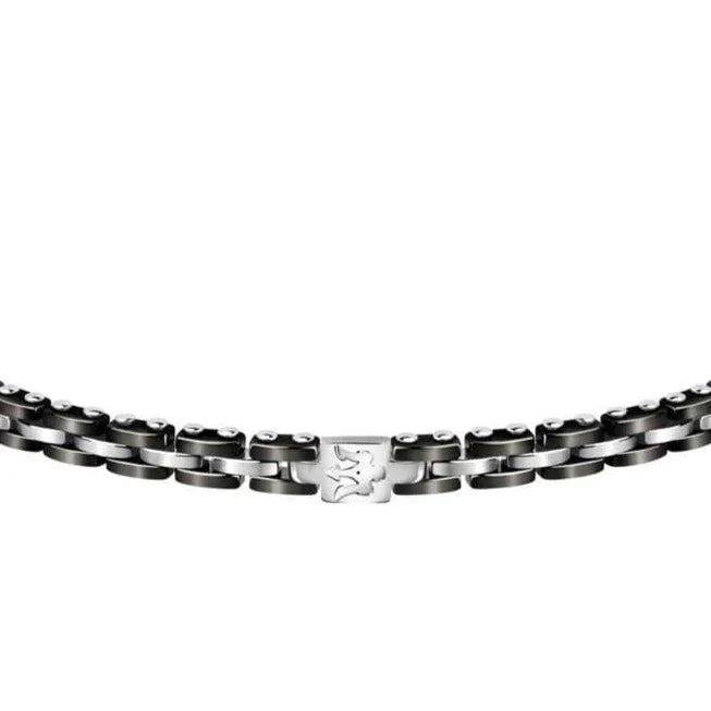 Maserati Jewels Bracelet Black Ceramic & Silver Elements