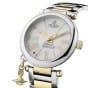 Vivienne Westwood Mother Orb Two Tone Strap Watch