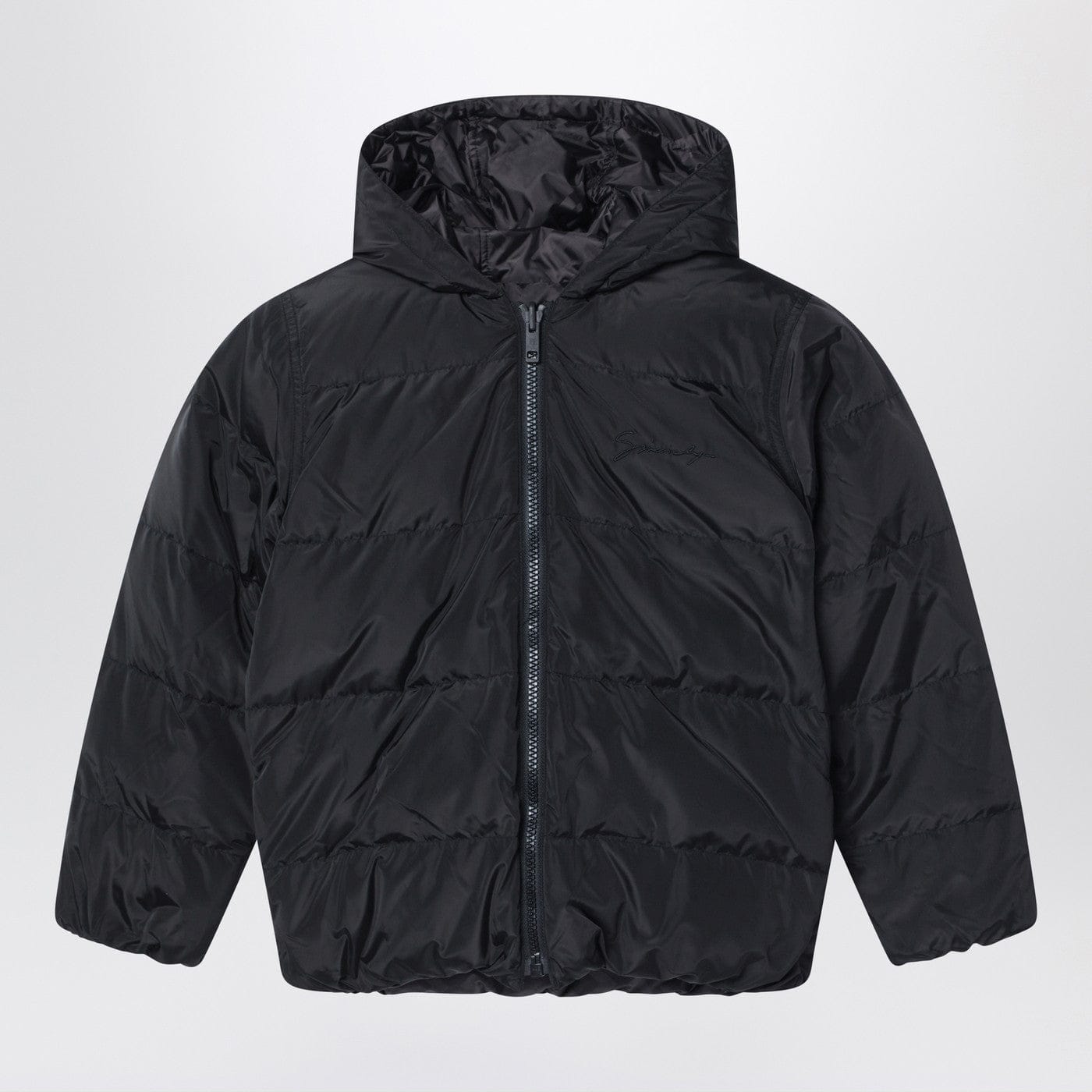 Givenchy - Black puffer jacket with G print