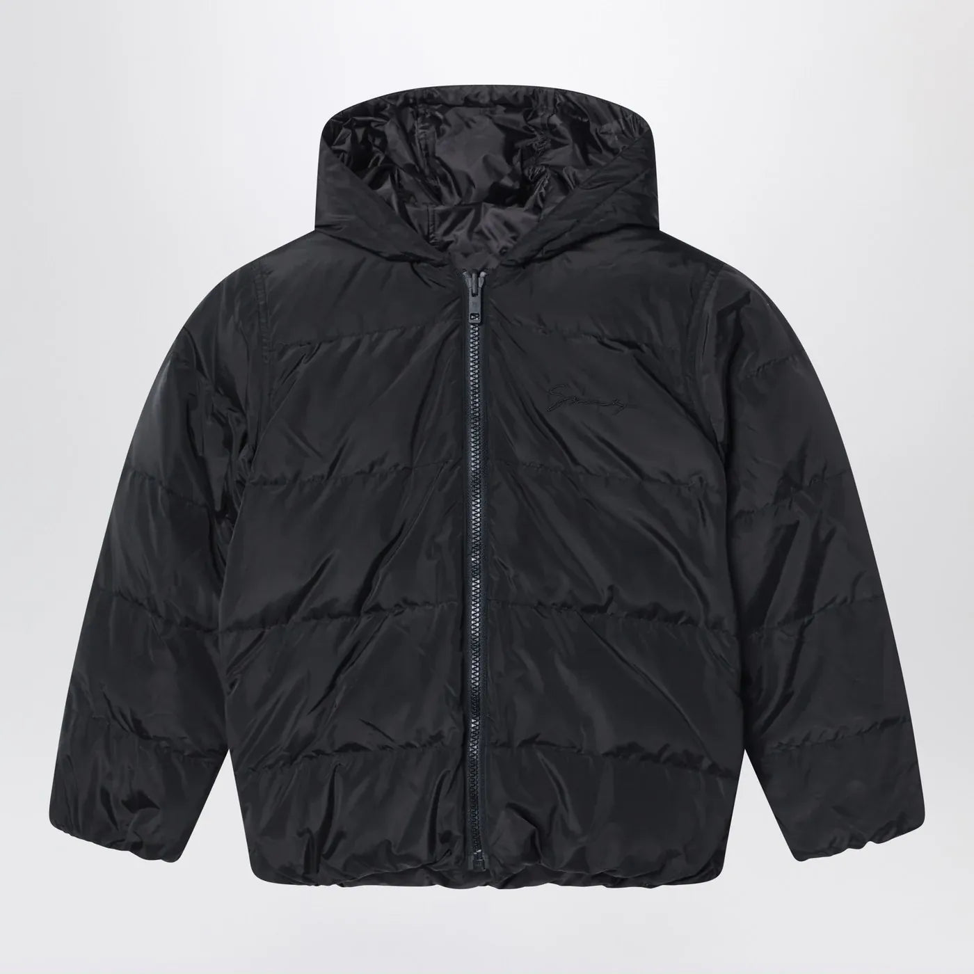 Givenchy - Black puffer jacket with G print
