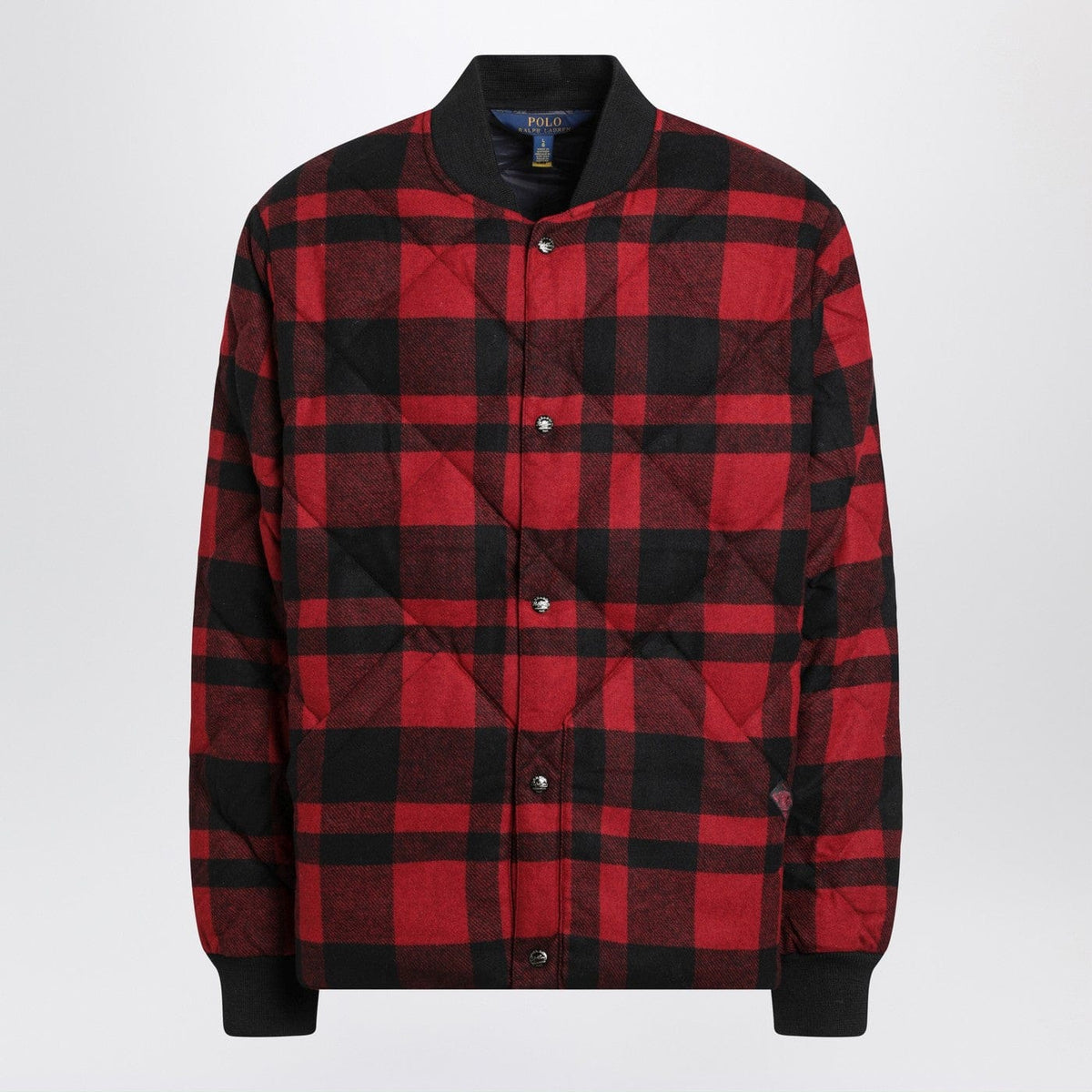 Polo Ralph Lauren - Red and black quilted check bomber