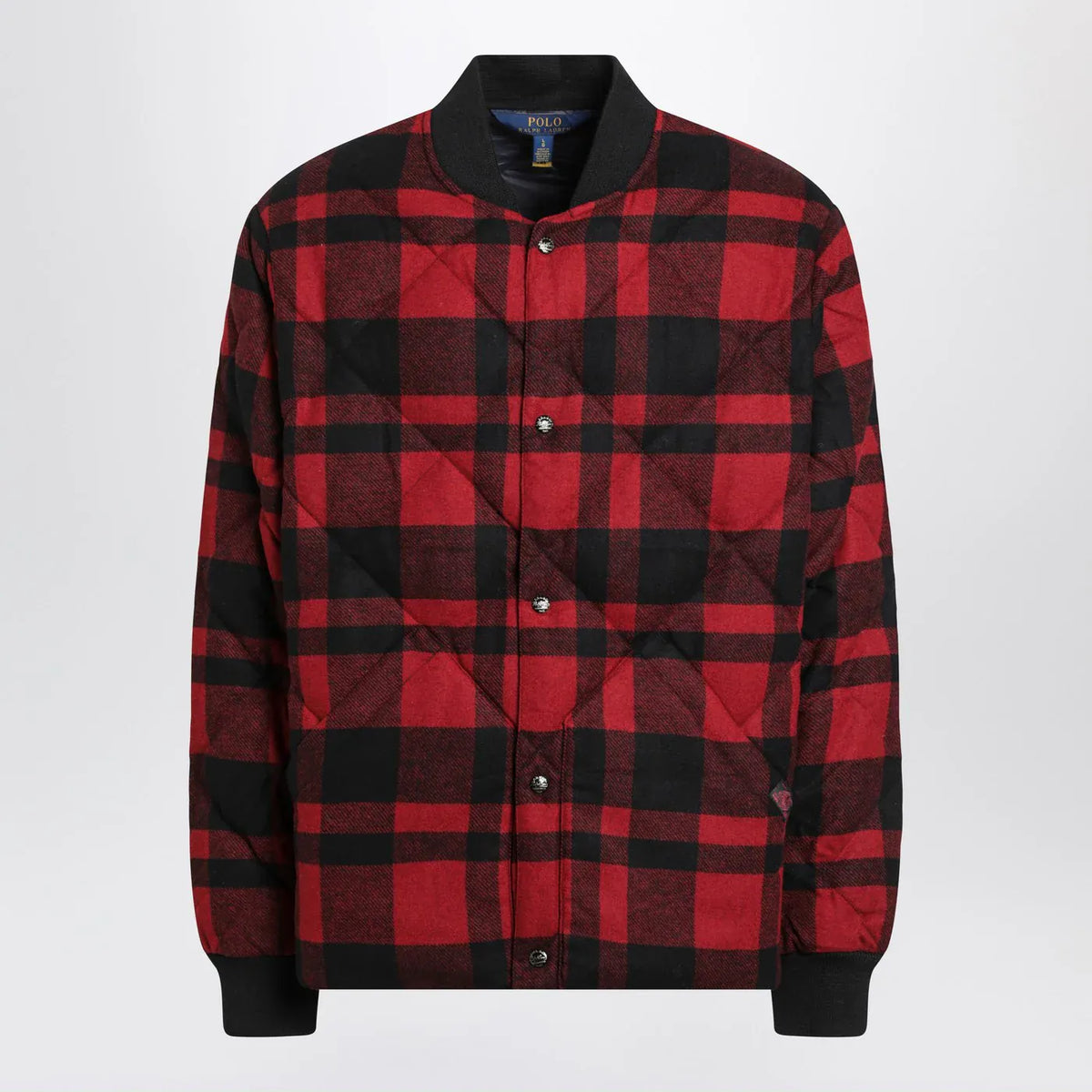 Polo Ralph Lauren - Red and black quilted check bomber