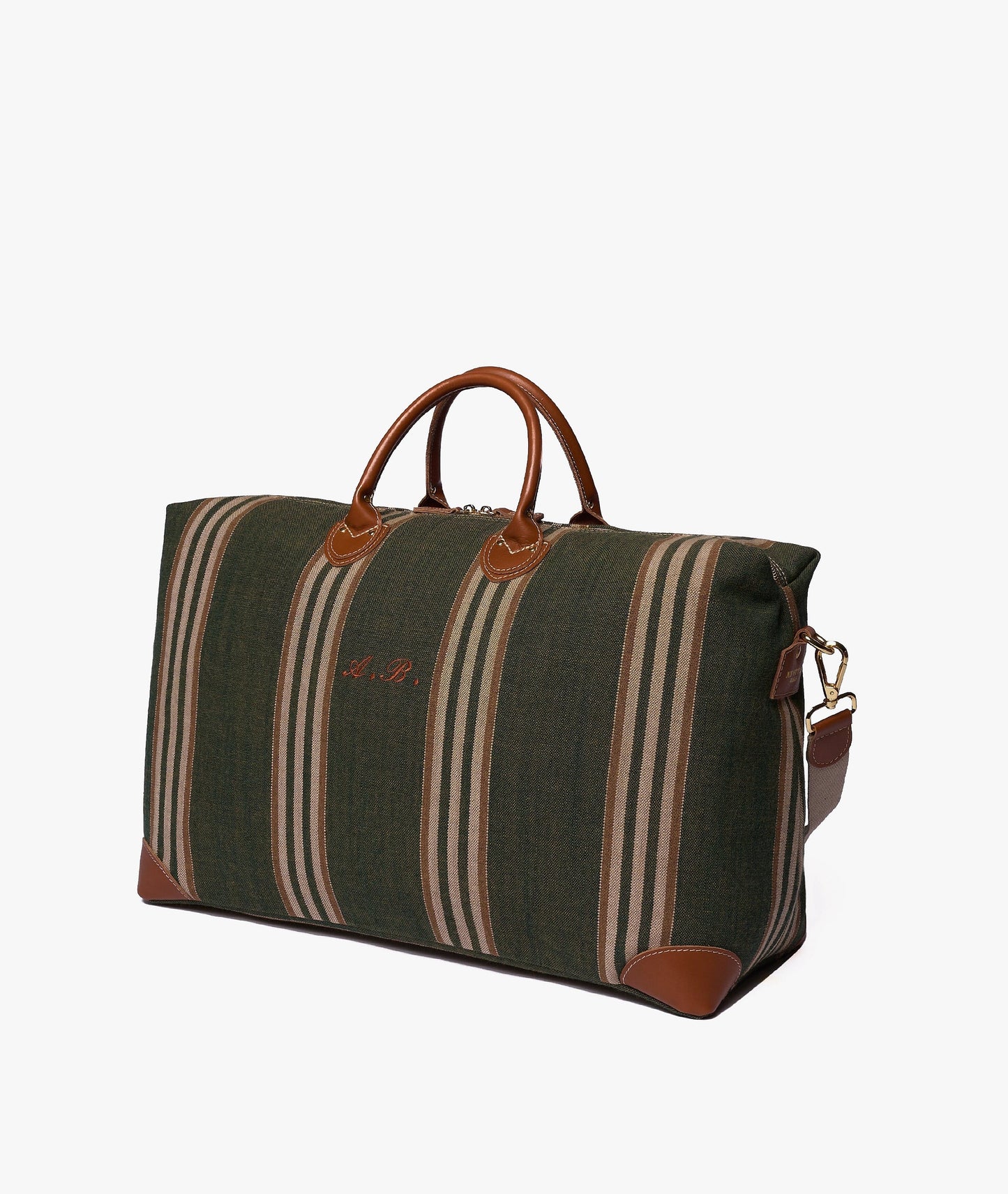 My Style Bags Harvard Large Antibes Travel Duffle Bag in Myrtle Green