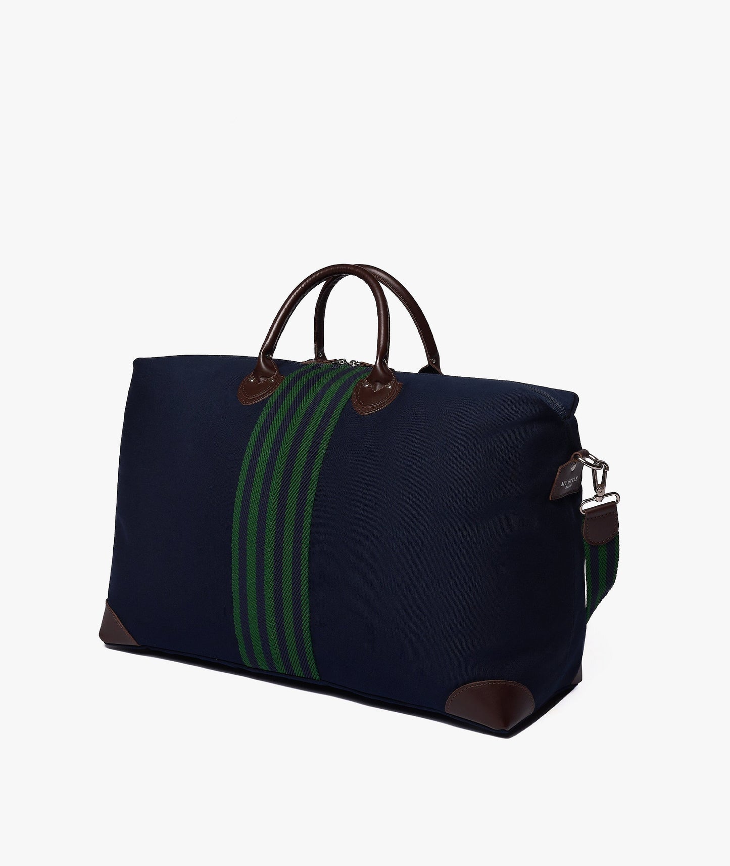 My Style Bags Harvard Large Heritage Travel Duffle Bag in Blue