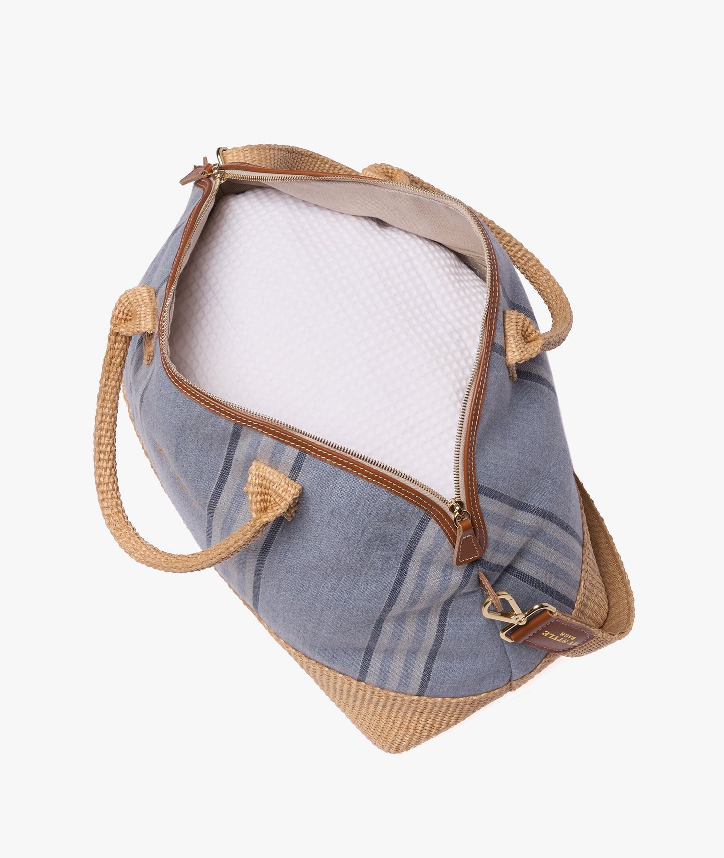 My Style Bags London Smart Antibes Travel Duffle Bag in Sugar Paper Blue