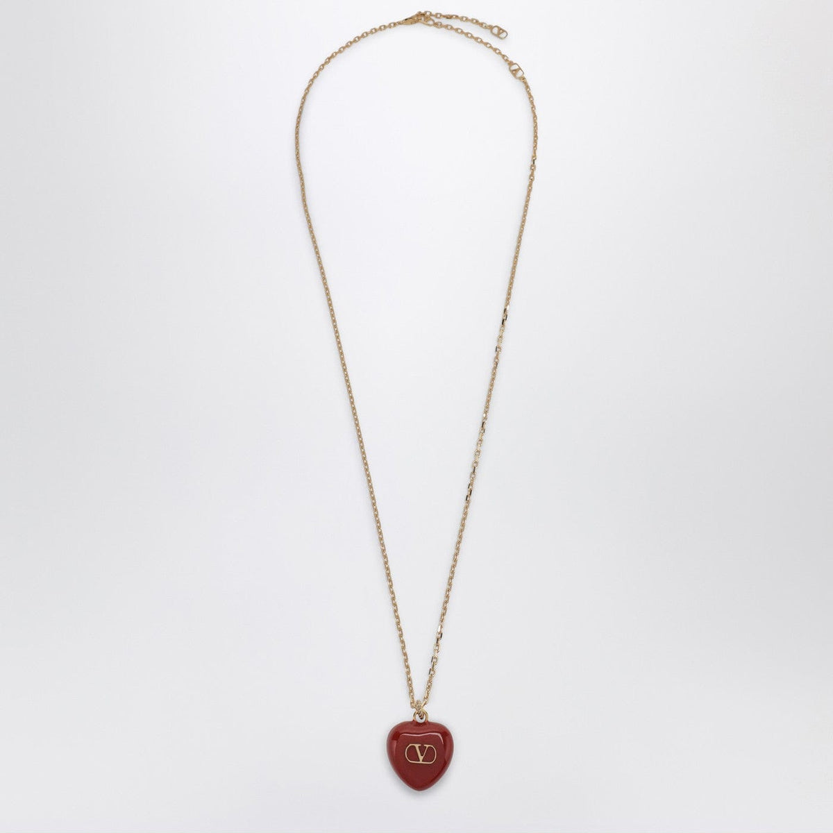 Valentino Garavani - Coeur Royal red necklace