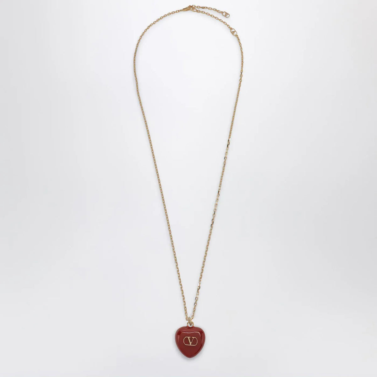 Valentino Garavani - Coeur Royal red necklace