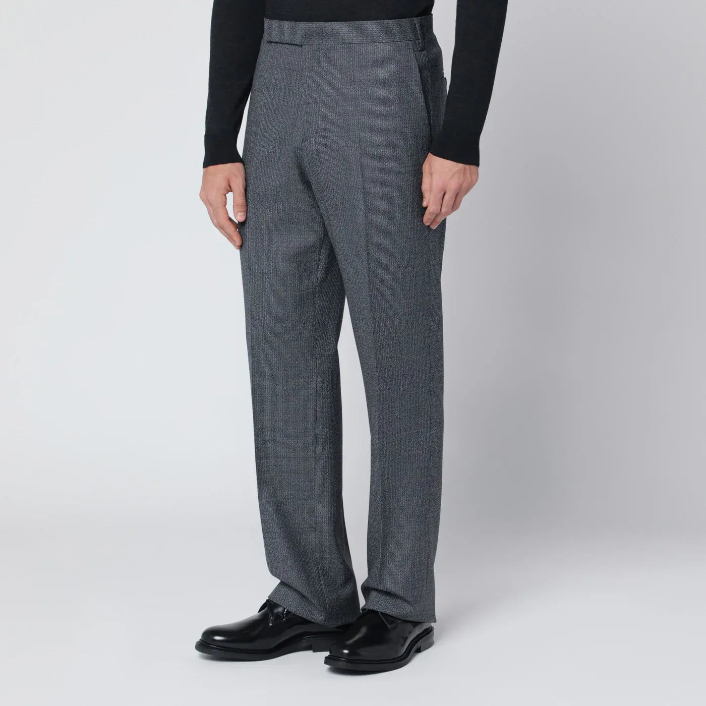Lardini - Grey wool trousers