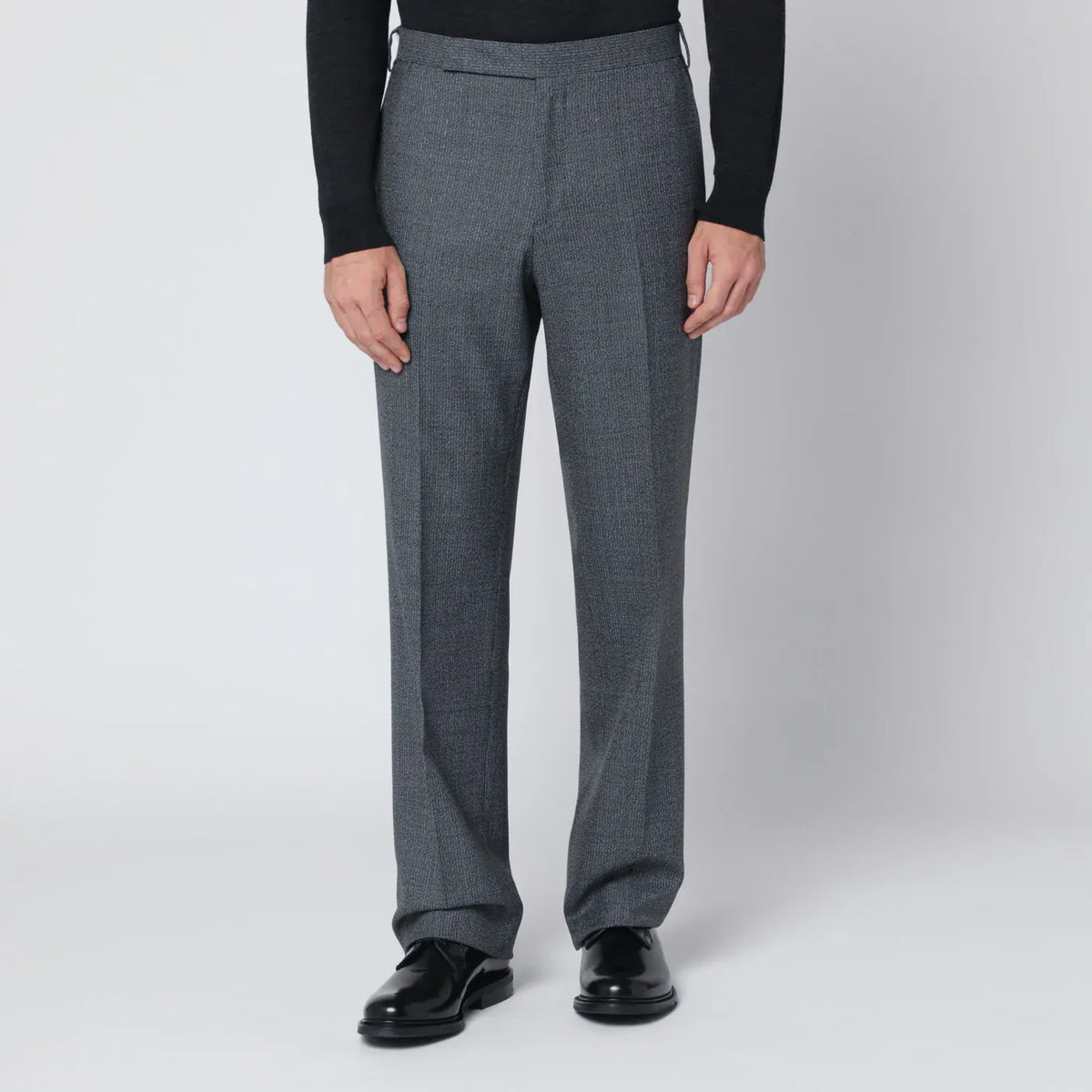 Lardini - Grey wool trousers