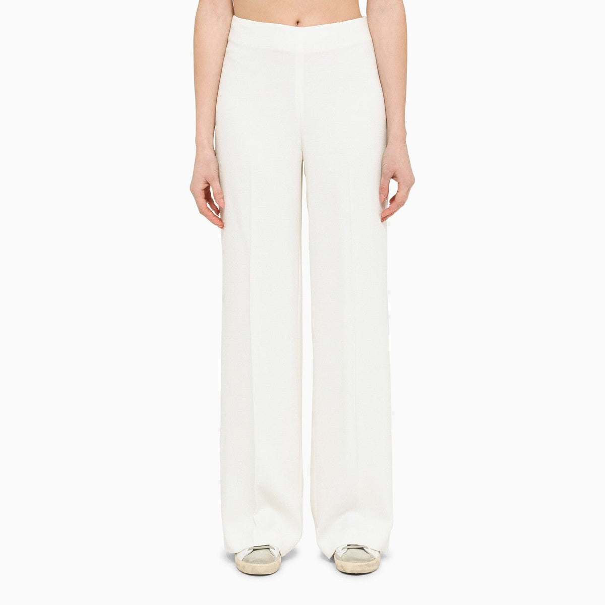 Stella McCartney - Wide cream trousers