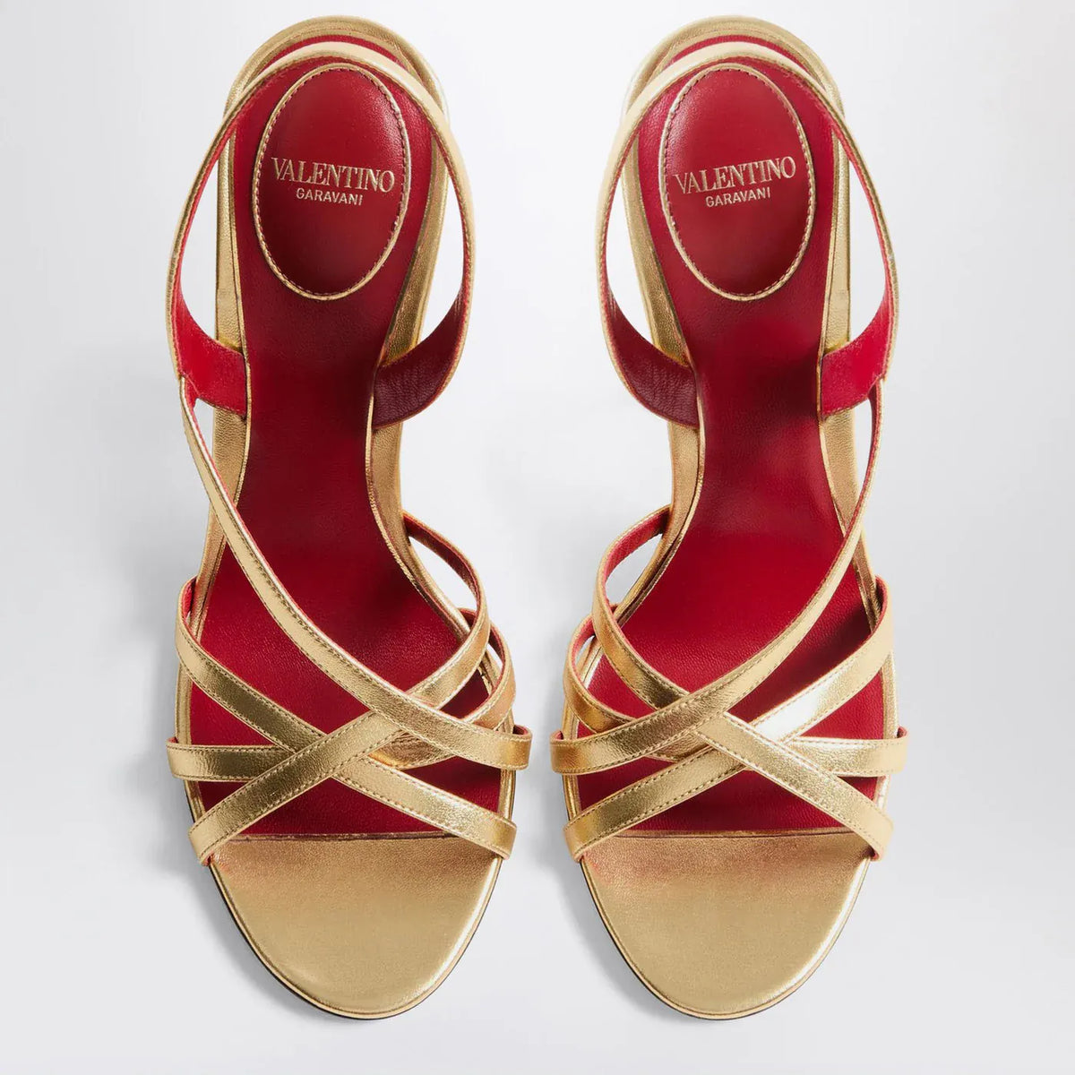 Valentino Garavani - Fetishique sandals gold leather