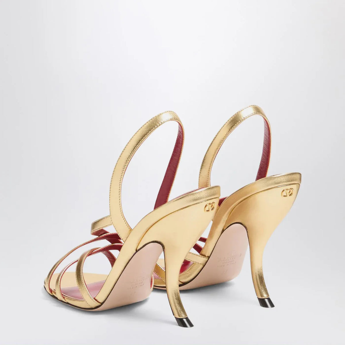 Valentino Garavani - Fetishique sandals gold leather
