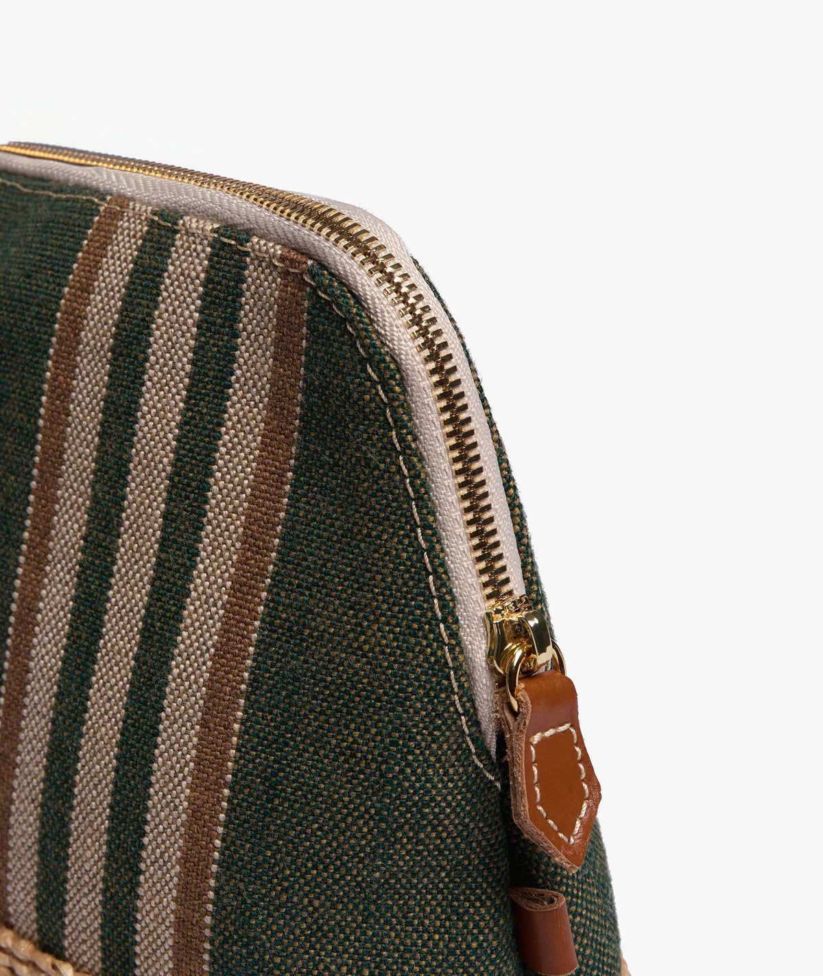 My Style Bags Large Antibes Pouch in Myrtle Green