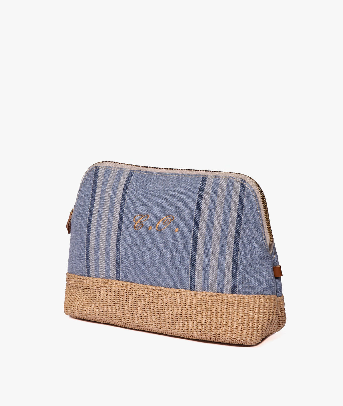 My Style Bags Large Antibes Pouch in Sugar Paper Blue