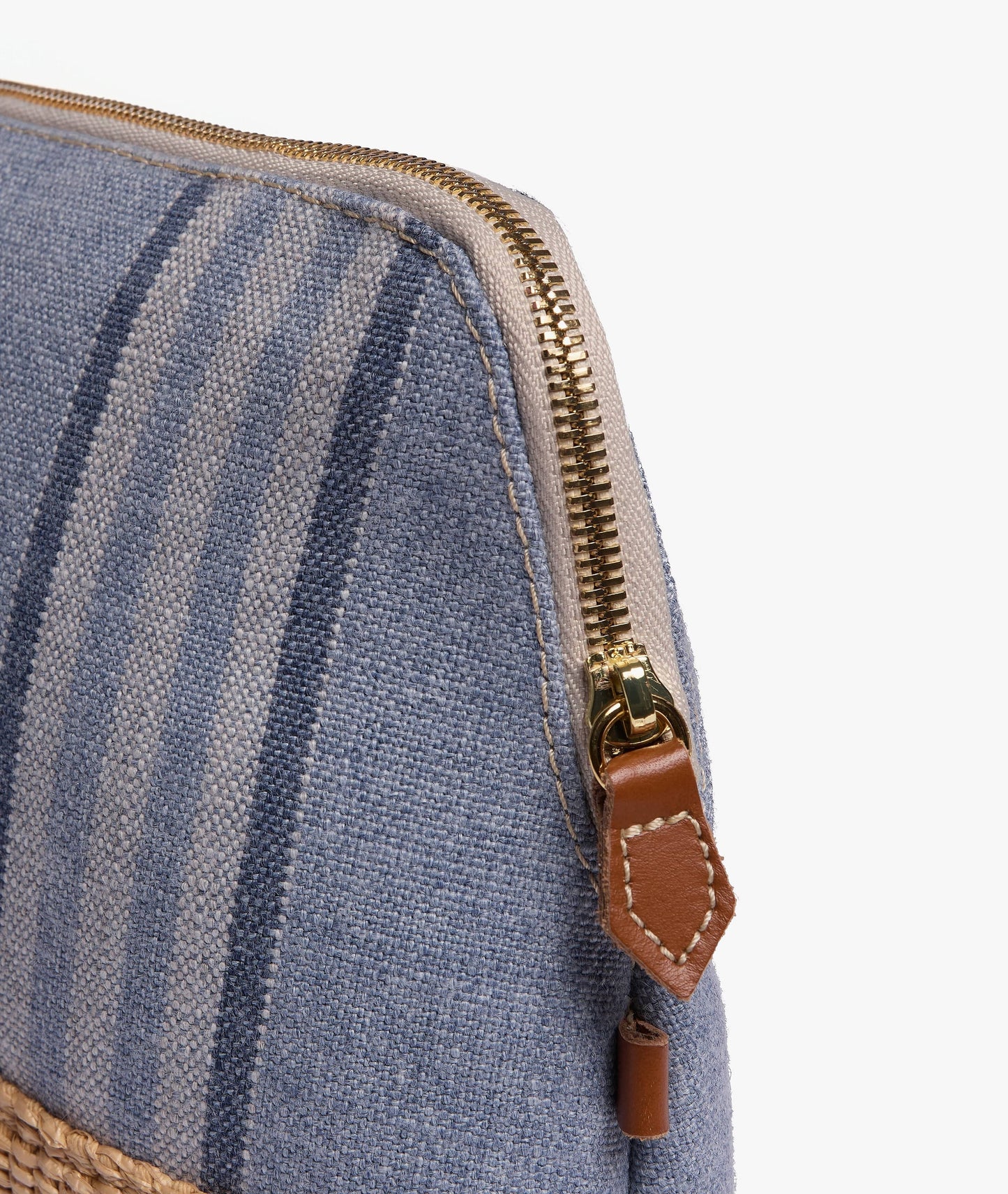 My Style Bags Large Antibes Pouch in Sugar Paper Blue
