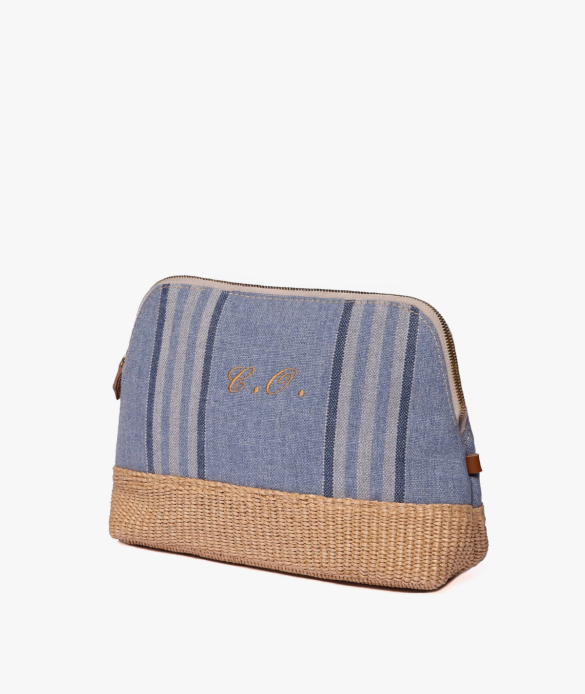 My Style Bags Large Antibes Pouch in Sugar Paper Blue
