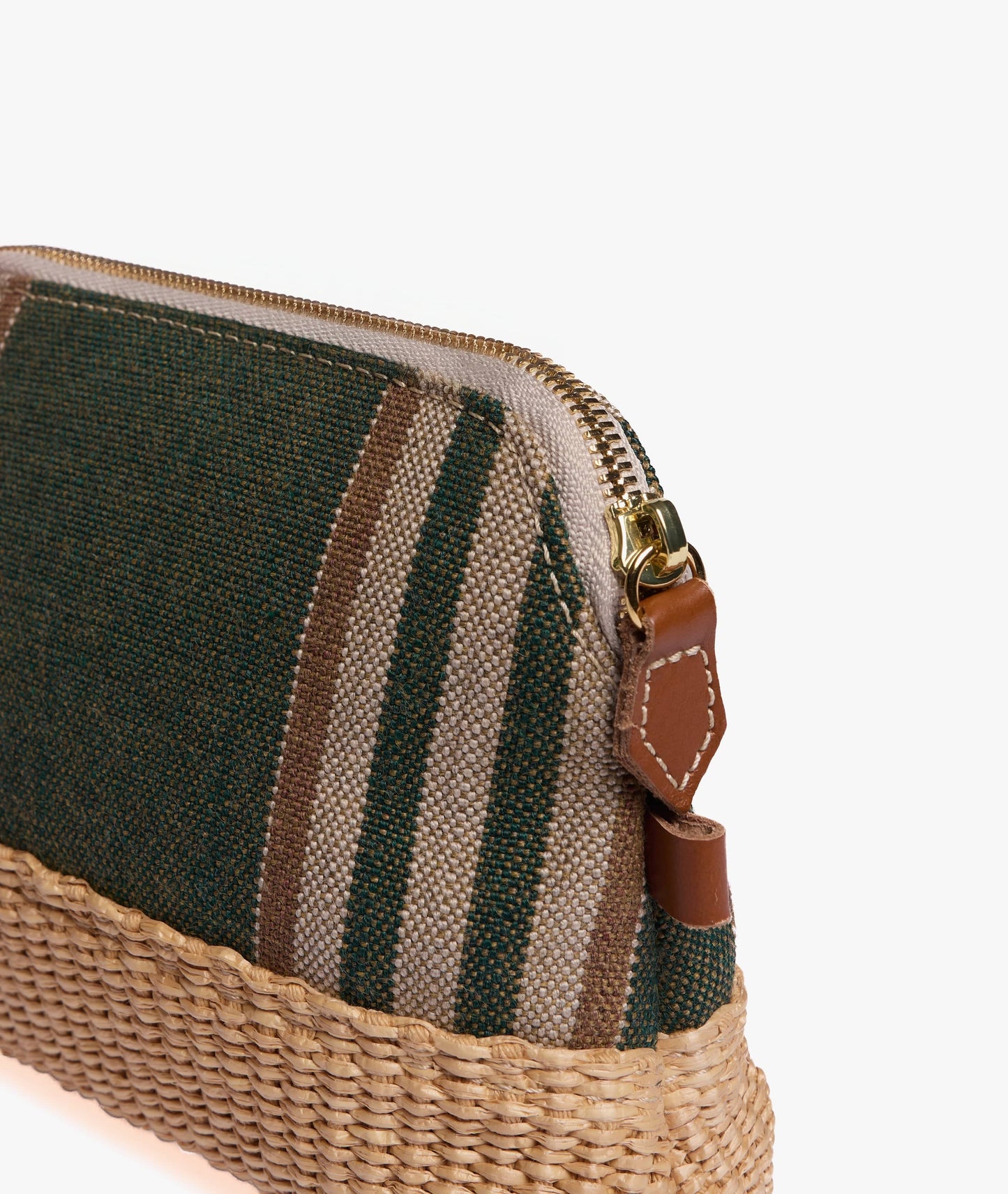 My Style Bags Medium Antibes Pouch in Myrtle Green