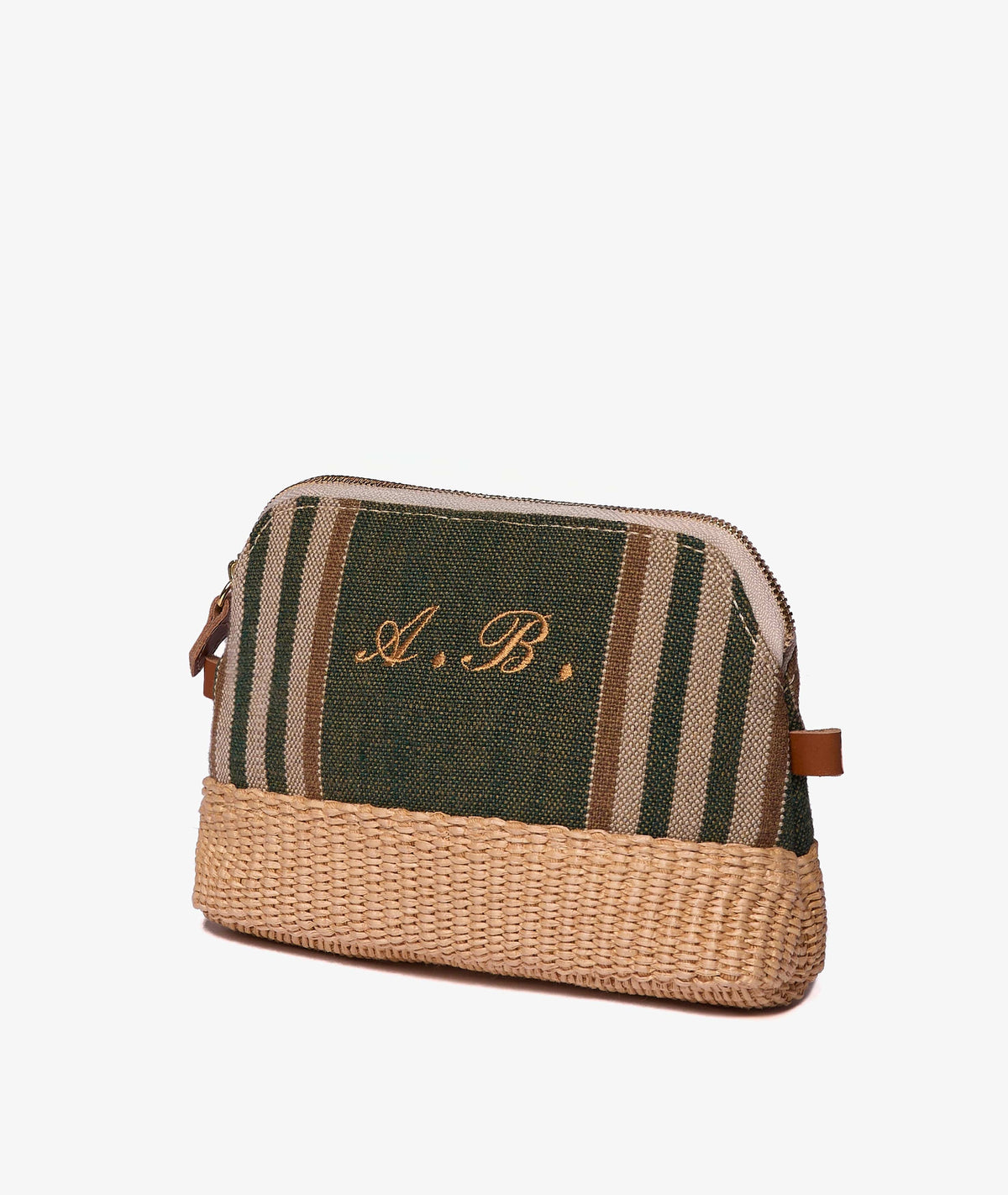 My Style Bags Medium Antibes Pouch in Myrtle Green