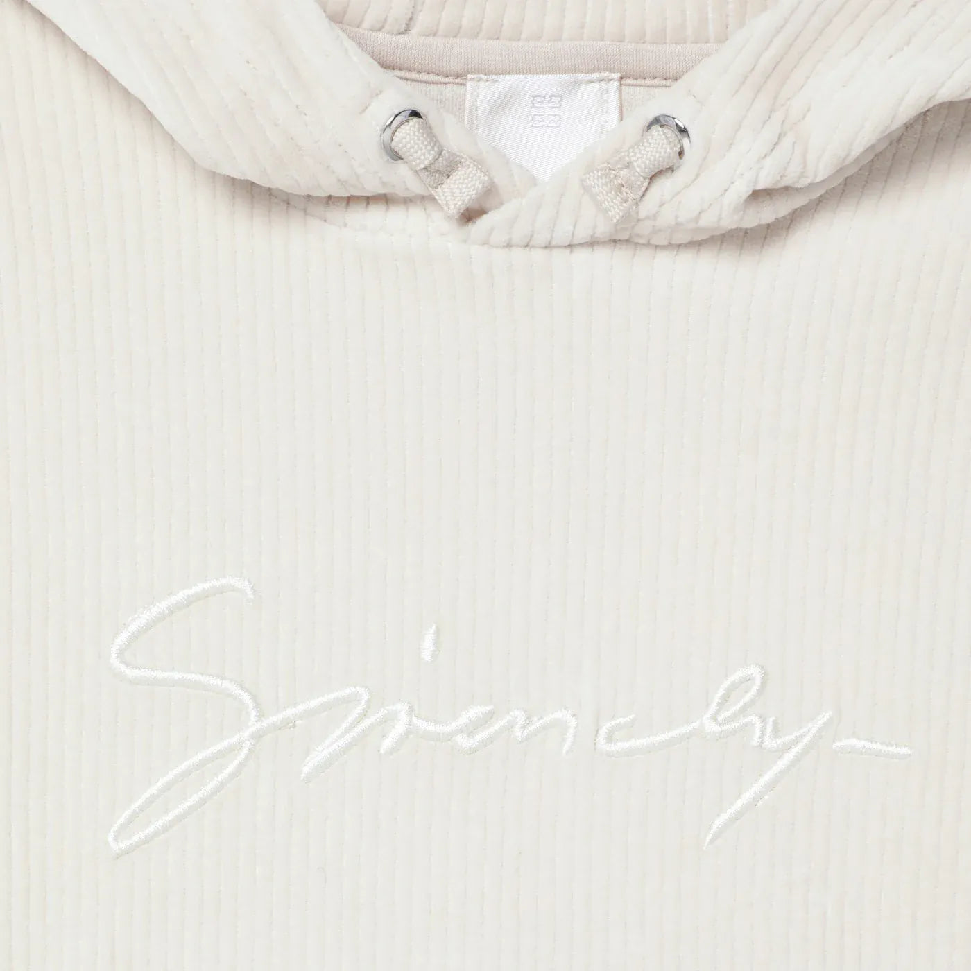Givenchy - Cream ribbed hoodie