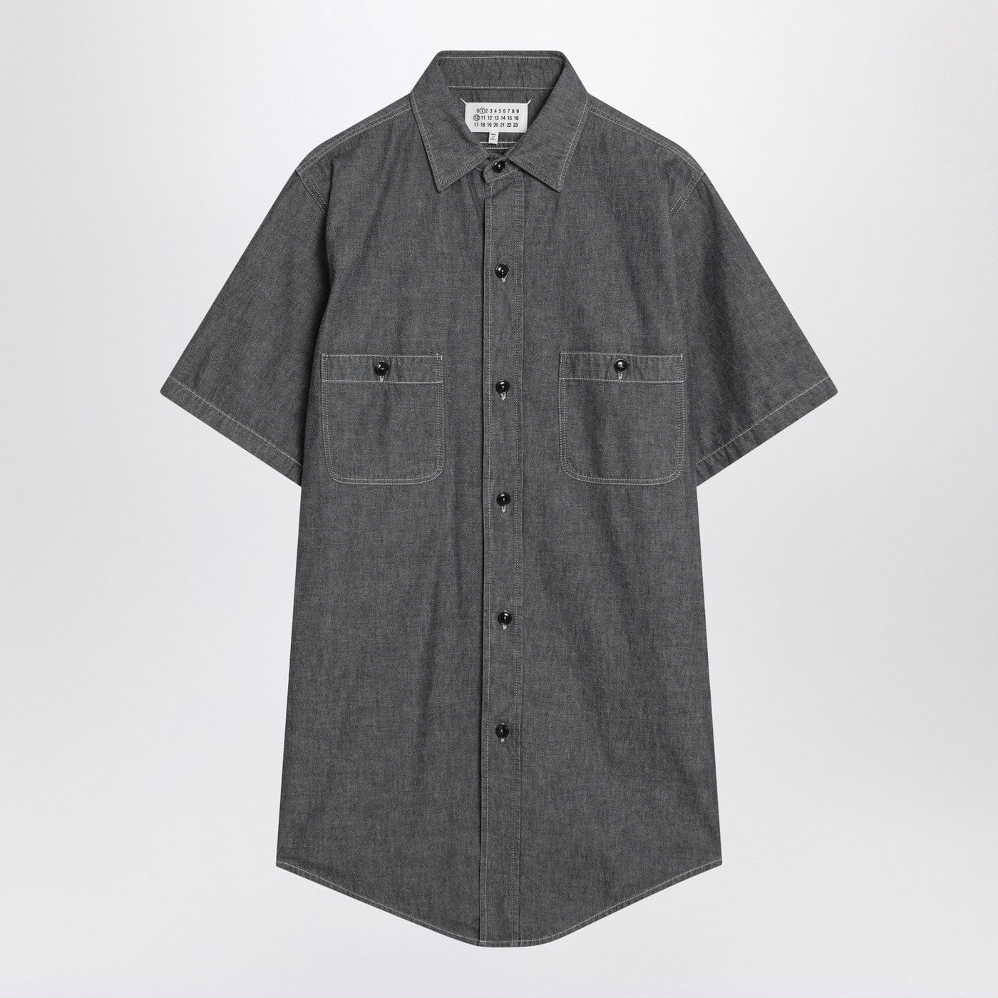 Maison Margiela - Gray cotton shirt