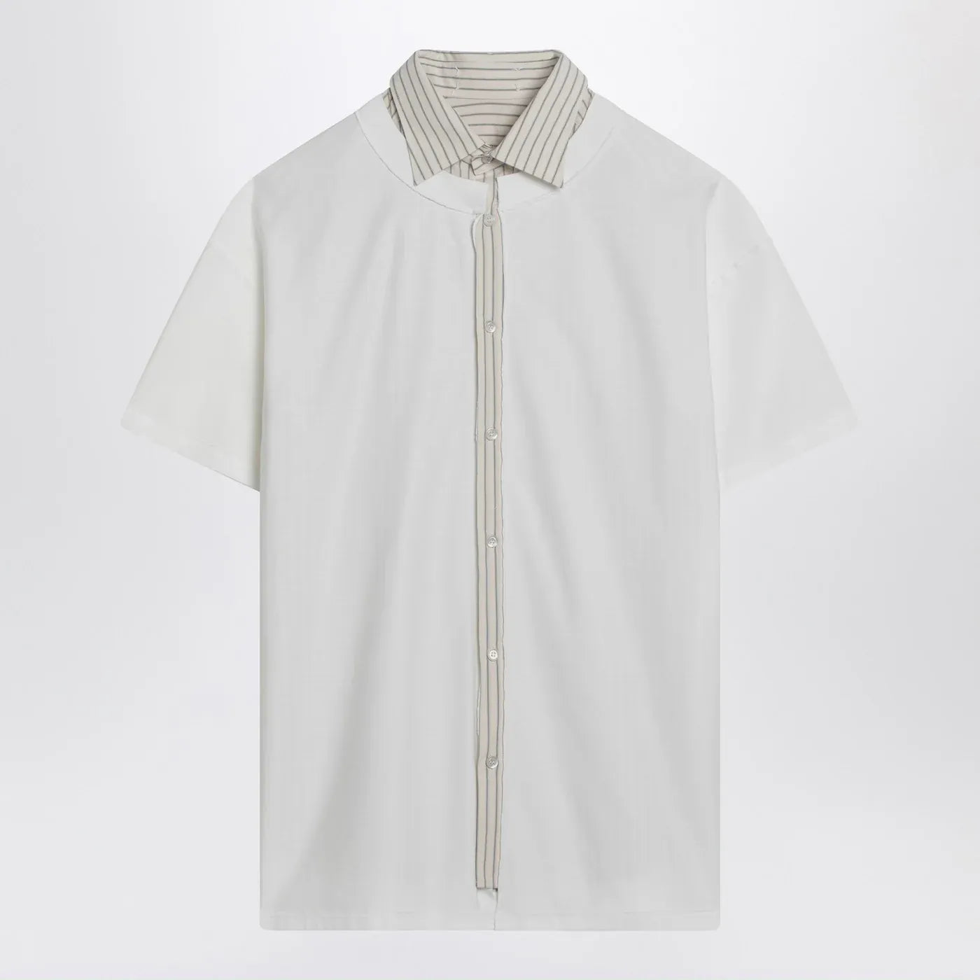Maison Margiela - White reversed shirt T-shirt