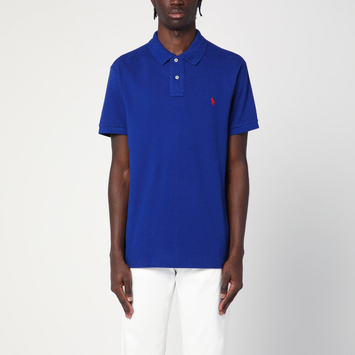 Polo Ralph Lauren - Electric blue Custom Slim-Fit polo