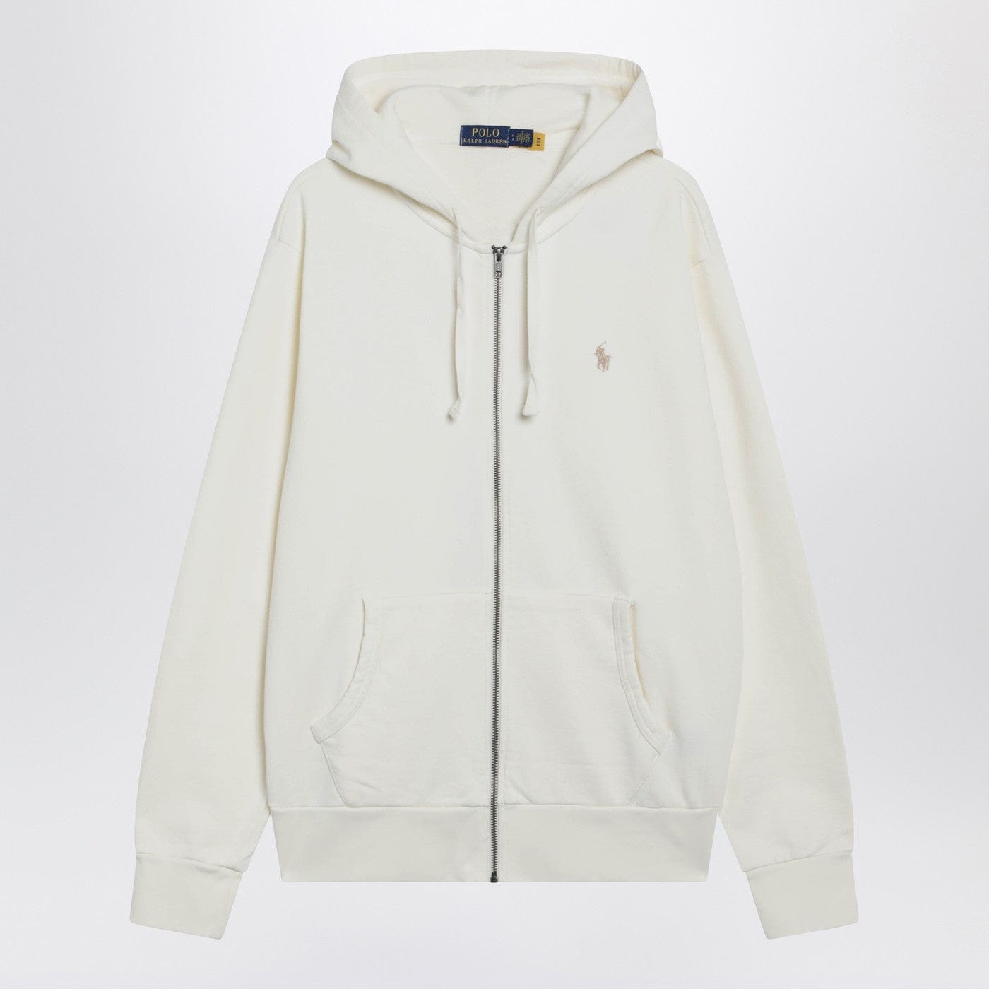 Polo Ralph Lauren - Ivory cotton zip-up sweatshirt
