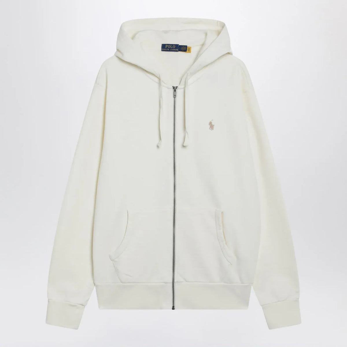 Polo Ralph Lauren - Ivory cotton zip-up sweatshirt