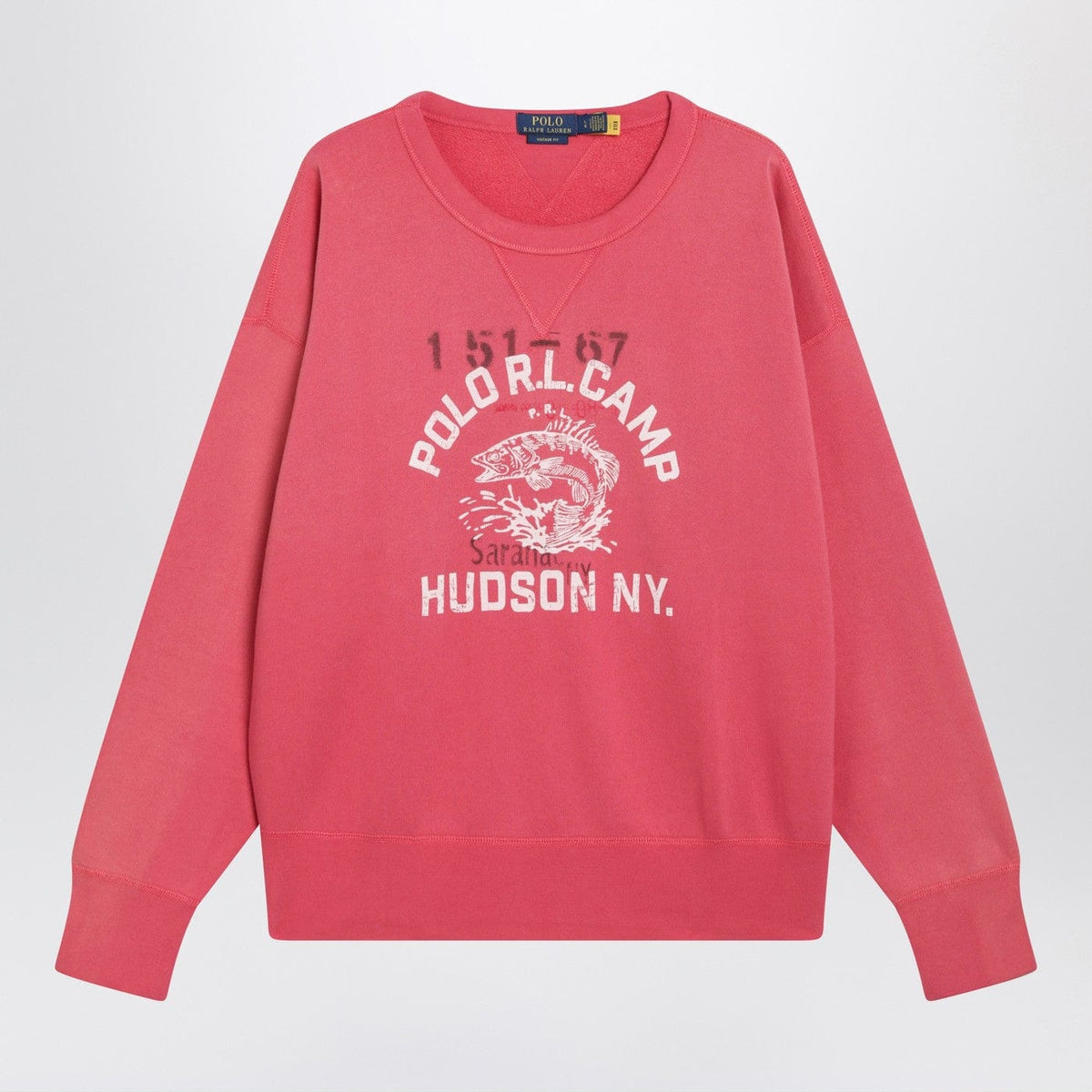 Polo Ralph Lauren - Light red sweatshirt with logo print